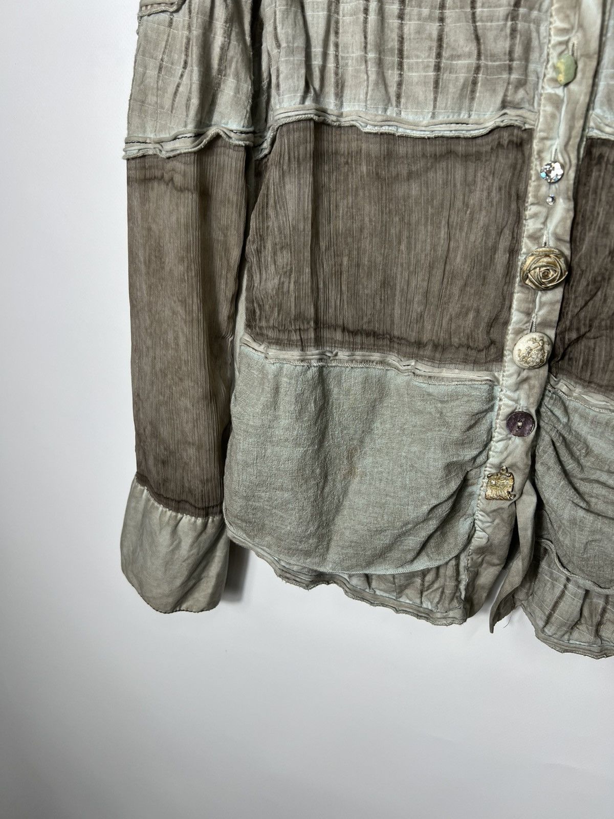 Elisa Cavaletti Vintage Avant Garde Luxury Designer Elisa Cavaletti Shirt Size M / US 6-8 / IT 42-44 - 3 Thumbnail