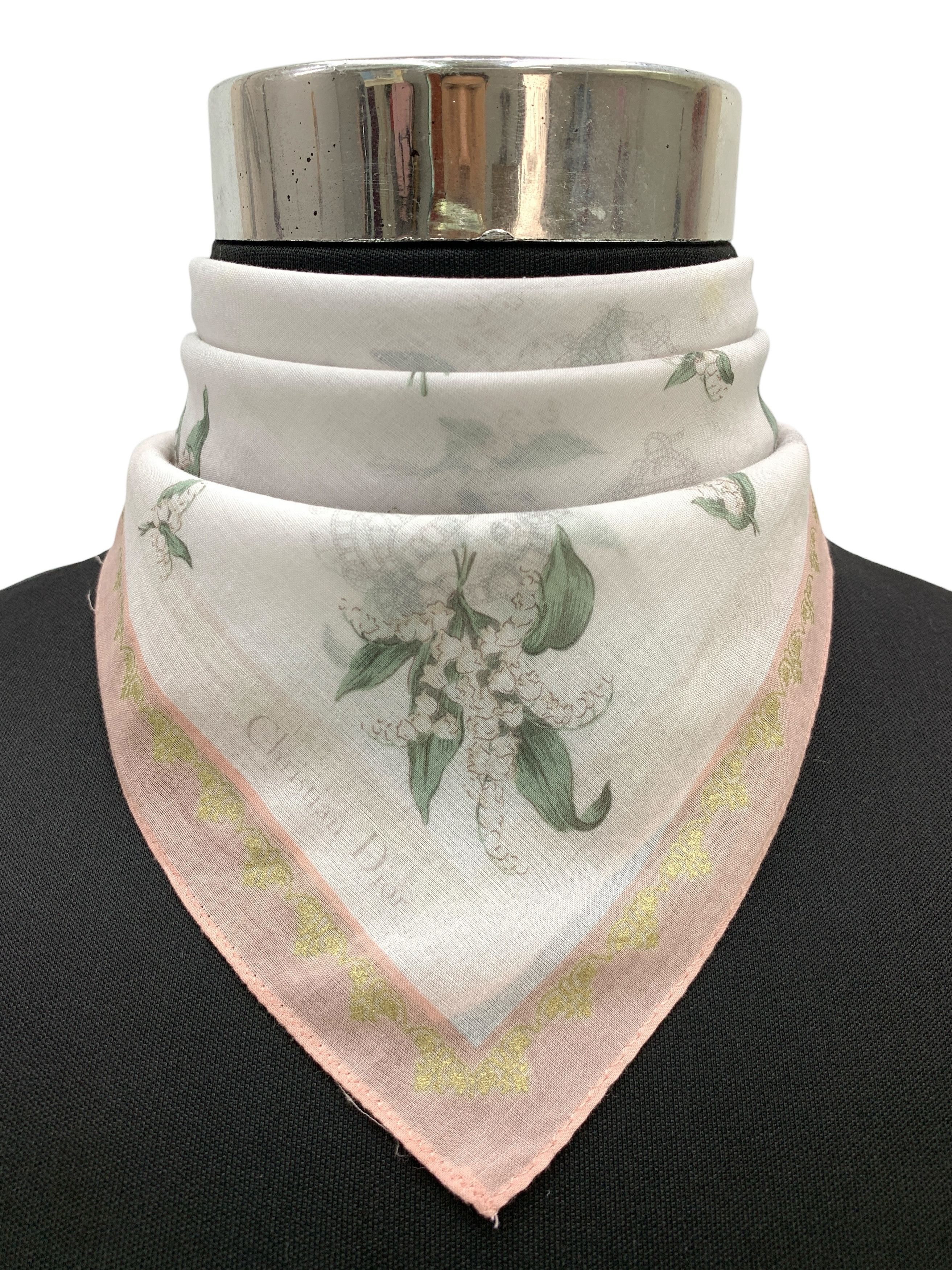 Christian Dior Monsieur × Vintage Vintage Christian Dior Neckerchief/ Handkerchief - HKA947 Size ONE SIZE - 1 Thumbnail