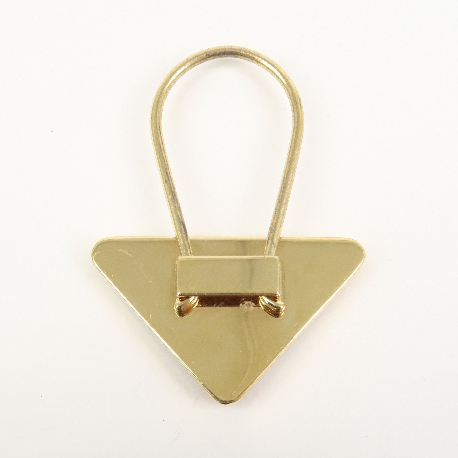 Prada Prada Triangle Logo Saffiano Bag Charm Red Size ONE SIZE - 2 Thumbnail