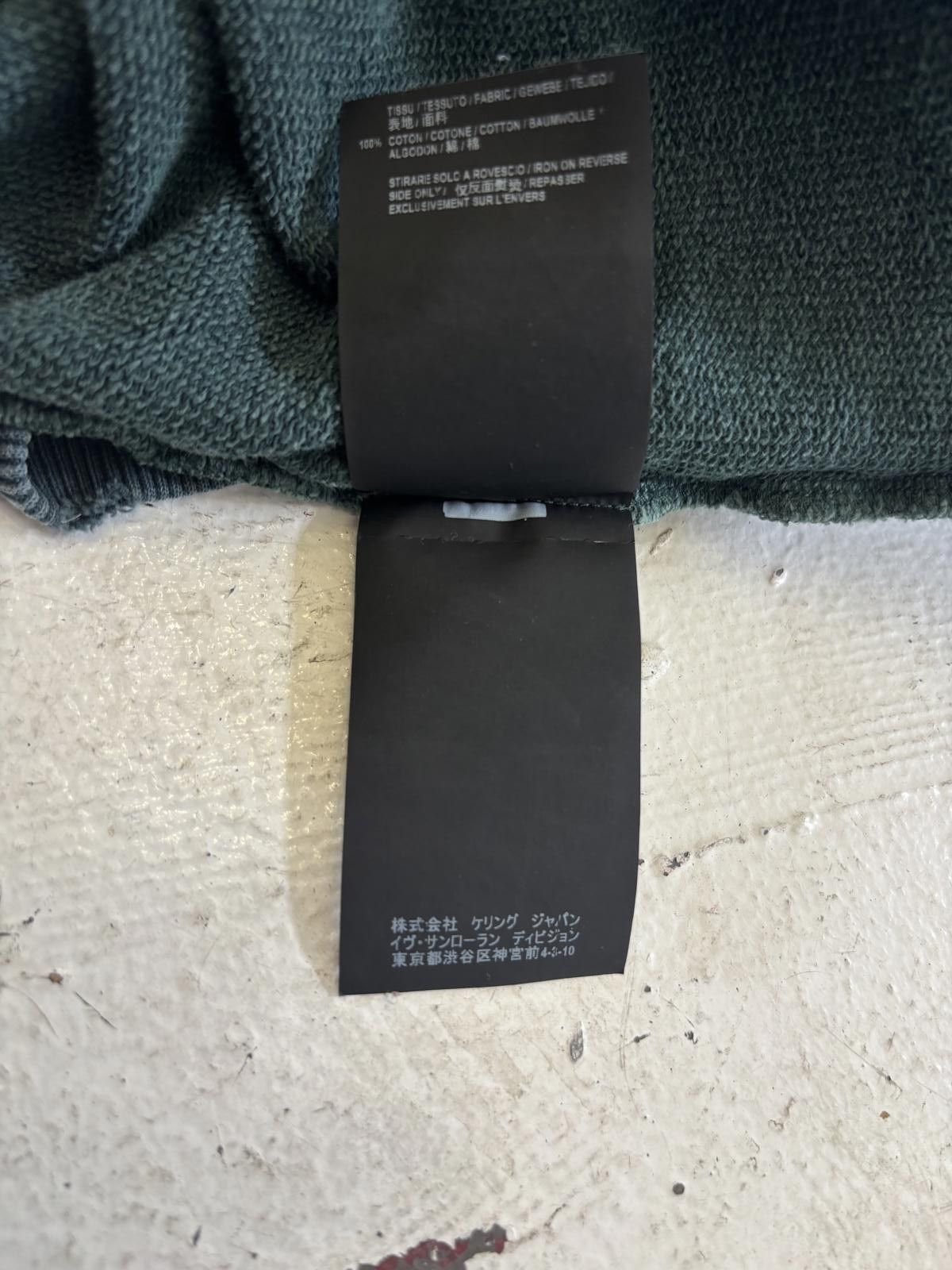 Other Saint Laurent Paris Green Logo Hoodie Size US L / EU 52-54 / 3 - 6 Thumbnail