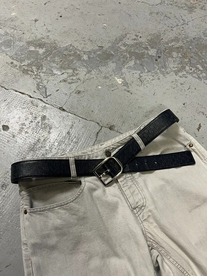 Gucci Gucci Navy Propaganda Leather Belt Size ONE SIZE - 3 Thumbnail