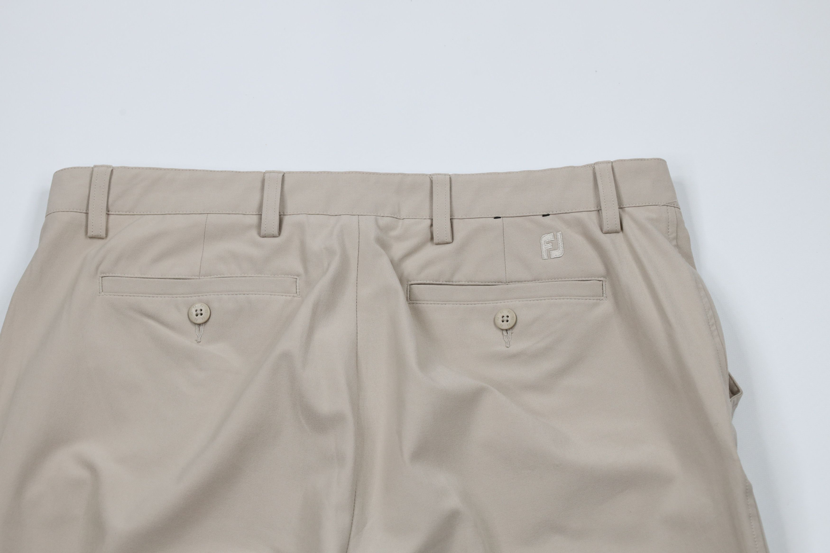 Footjoy × Vintage FootJoy Wide Leg Stretch Golf Golfing Chino Pants Beige Size US 35 - 9 Thumbnail