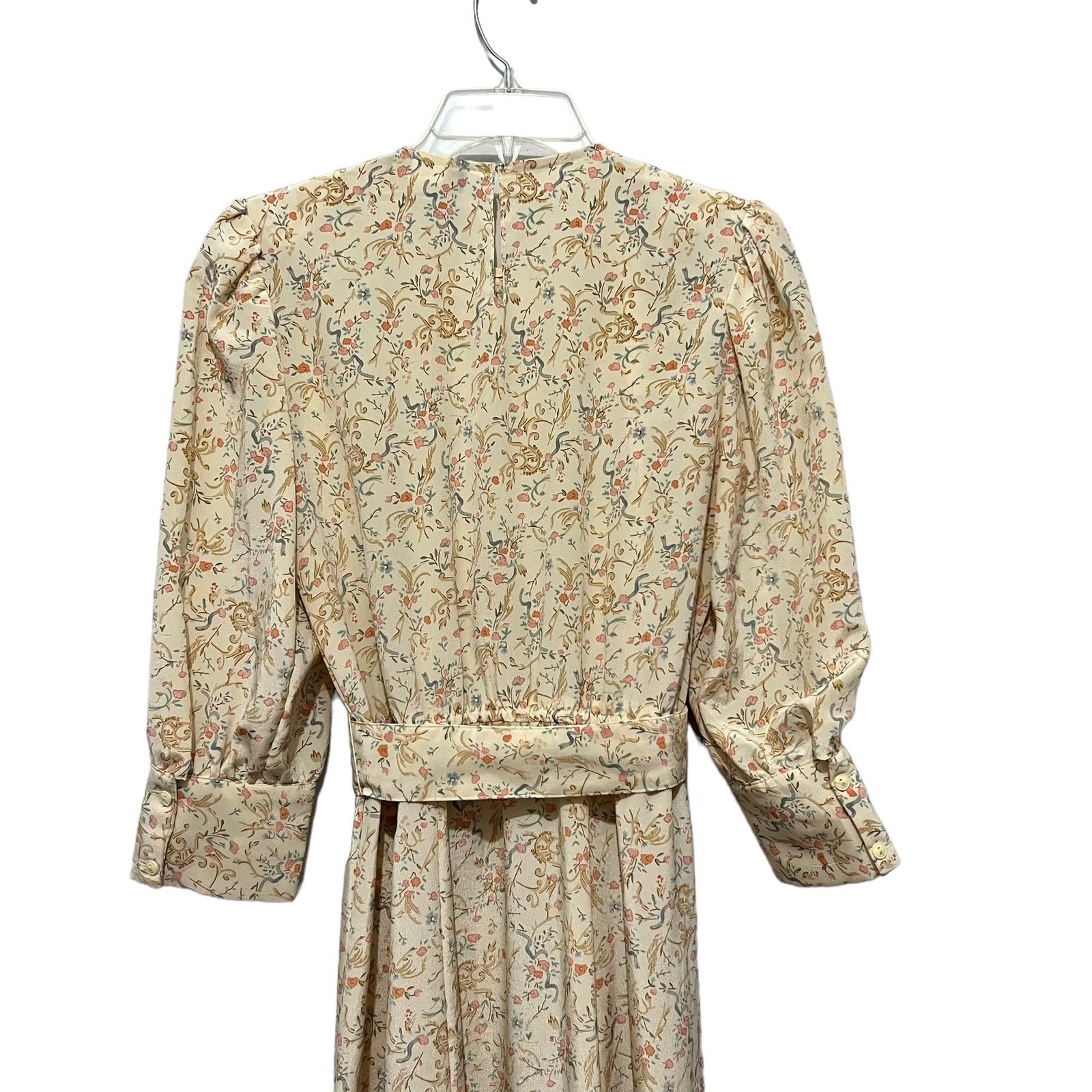 Vintage Vintage 80’s Lace Collar Floral Print Dress Cottagecore 3/4 Size S / US 4 / IT 40 - 10 Thumbnail