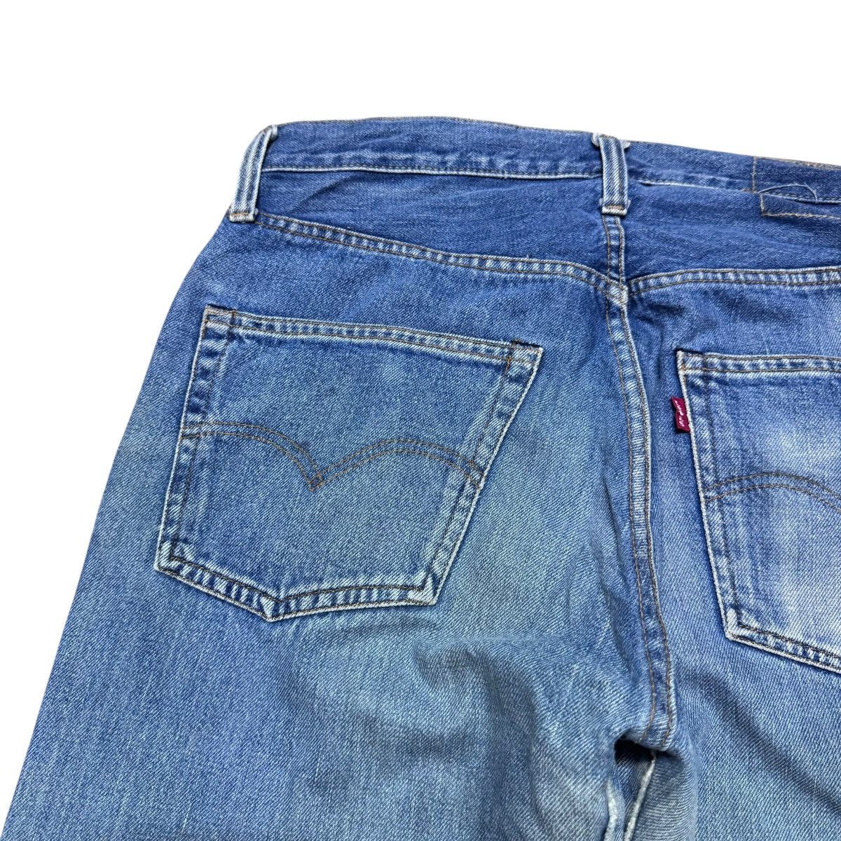 Levi's Vintage 80s Levis 501 Redline Selvedge Jeans #6 Size US 31 - 10 Thumbnail