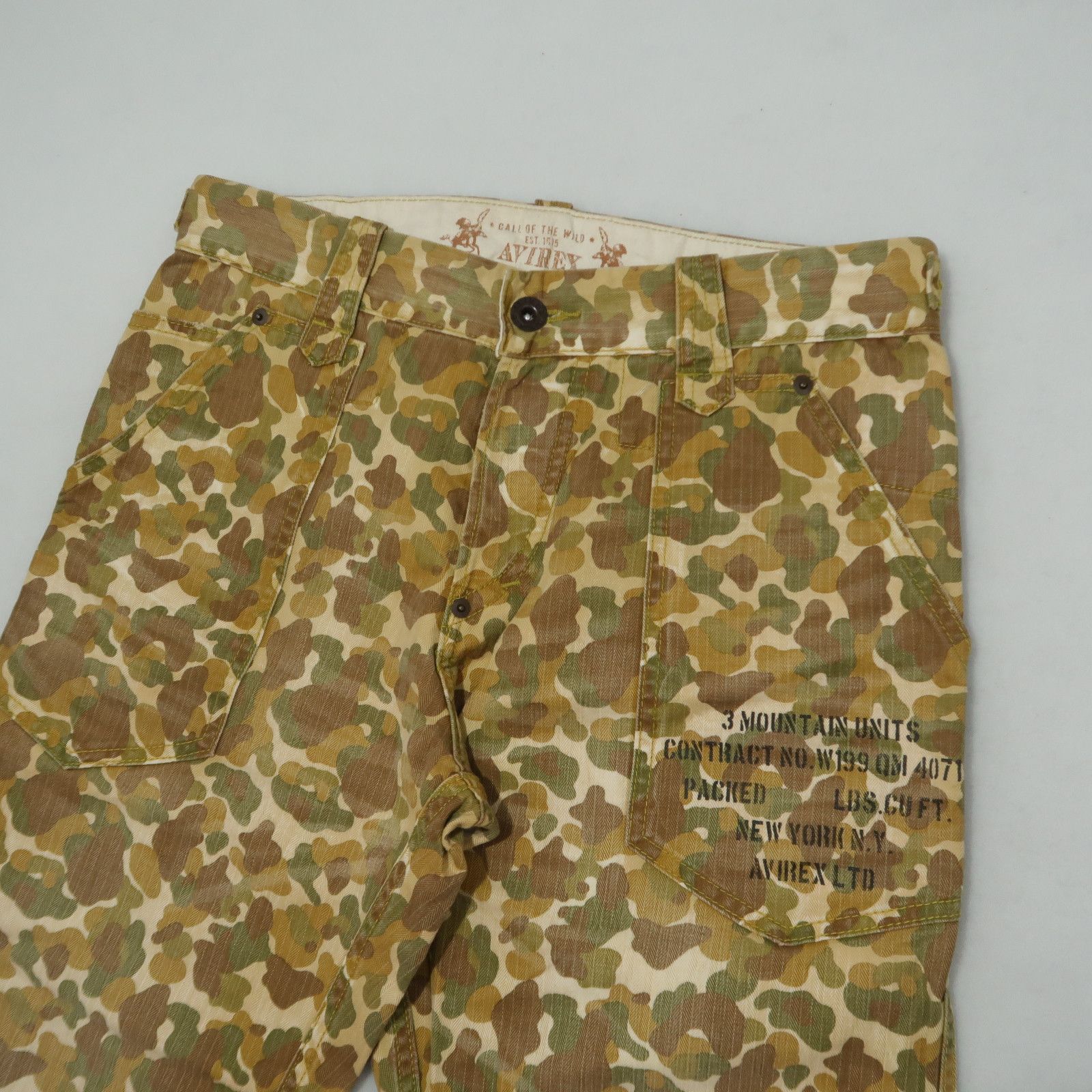 Buzz Rickson's 1990s Buzz Rickson's Avirex Camouflage Fatigue Pants USMC Size US 30 / EU 46 - 3 Thumbnail
