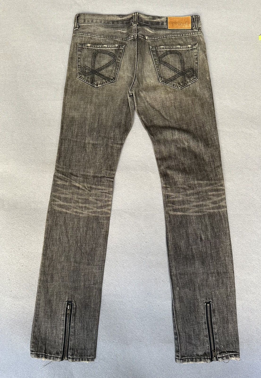 Japanese Brand Rico Japan Distressed Denim Size US 32 / EU 48 - 2 Thumbnail