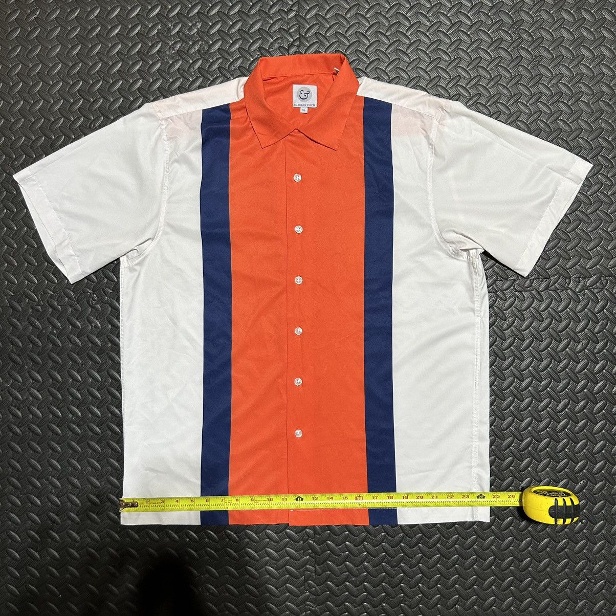 Other Kilburne Finch Shirt Button Up Mens XL Stripe 2 Tone Orange Size US XL / EU 56 / 4 - 7 Thumbnail