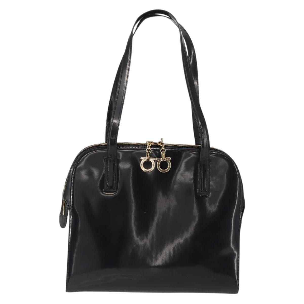 Salvatore Ferragamo Salvatore Ferragamo Gancini Tote Patent leather Size ONE SIZE - 1 Thumbnail