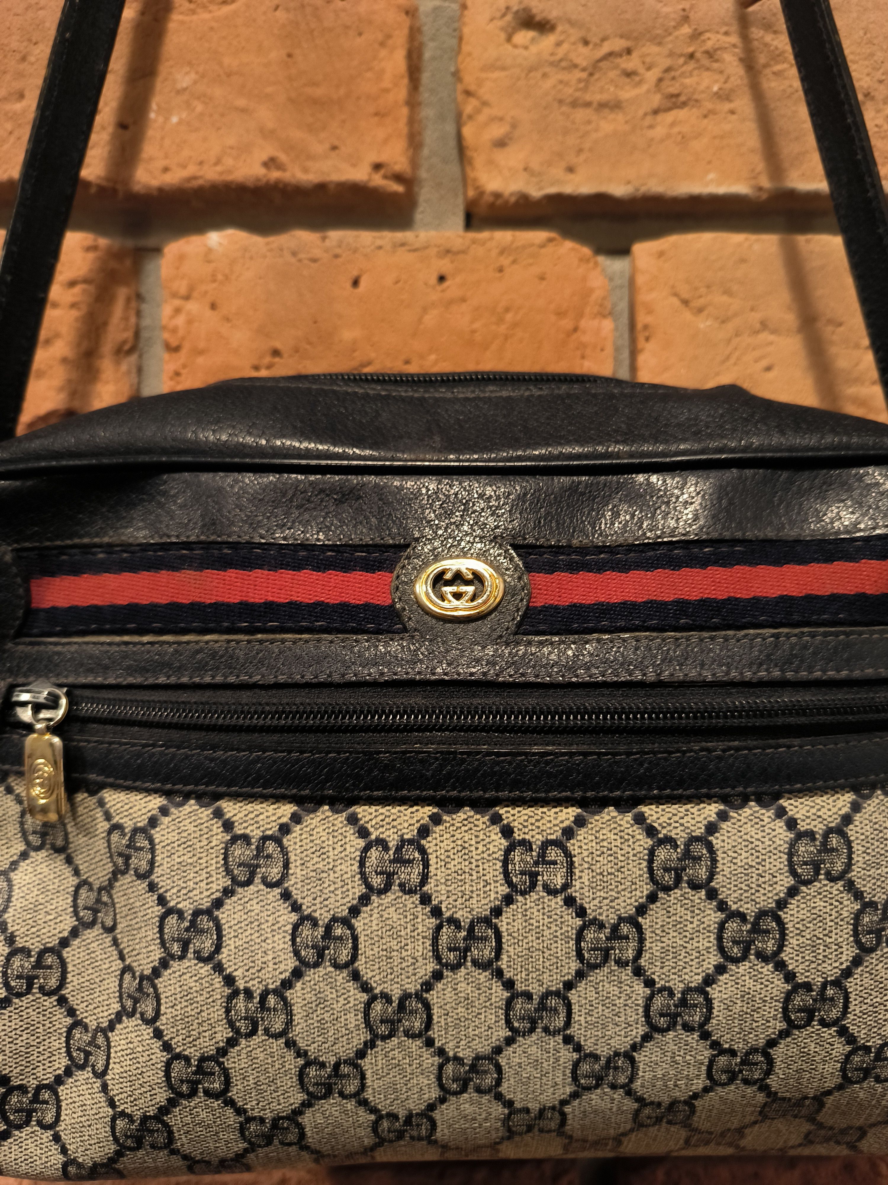 Gucci × Vintage Vintage Gucci Monogram Pattern Bag Logo Leather Size ONE SIZE - 3 Thumbnail