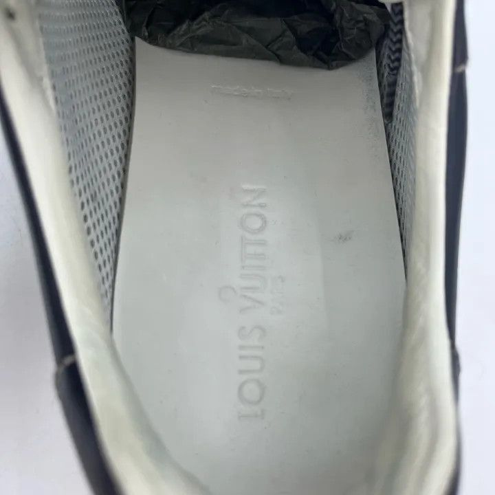 Louis Vuitton Louis Vuitton Blue Low-Top Leather Sneakers -2508 Size US 10.5 / EU 43-44 - 8 Thumbnail