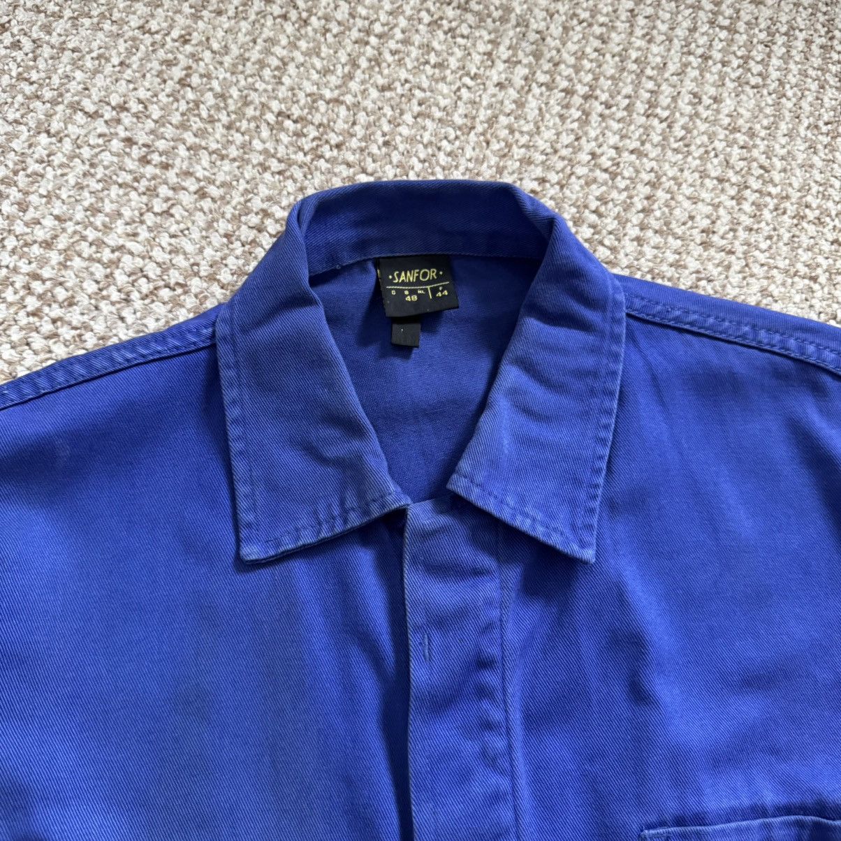 Le Laboureur French worn stained vintage faded works jacket Size US M / EU 48-50 / 2 - 2 Thumbnail
