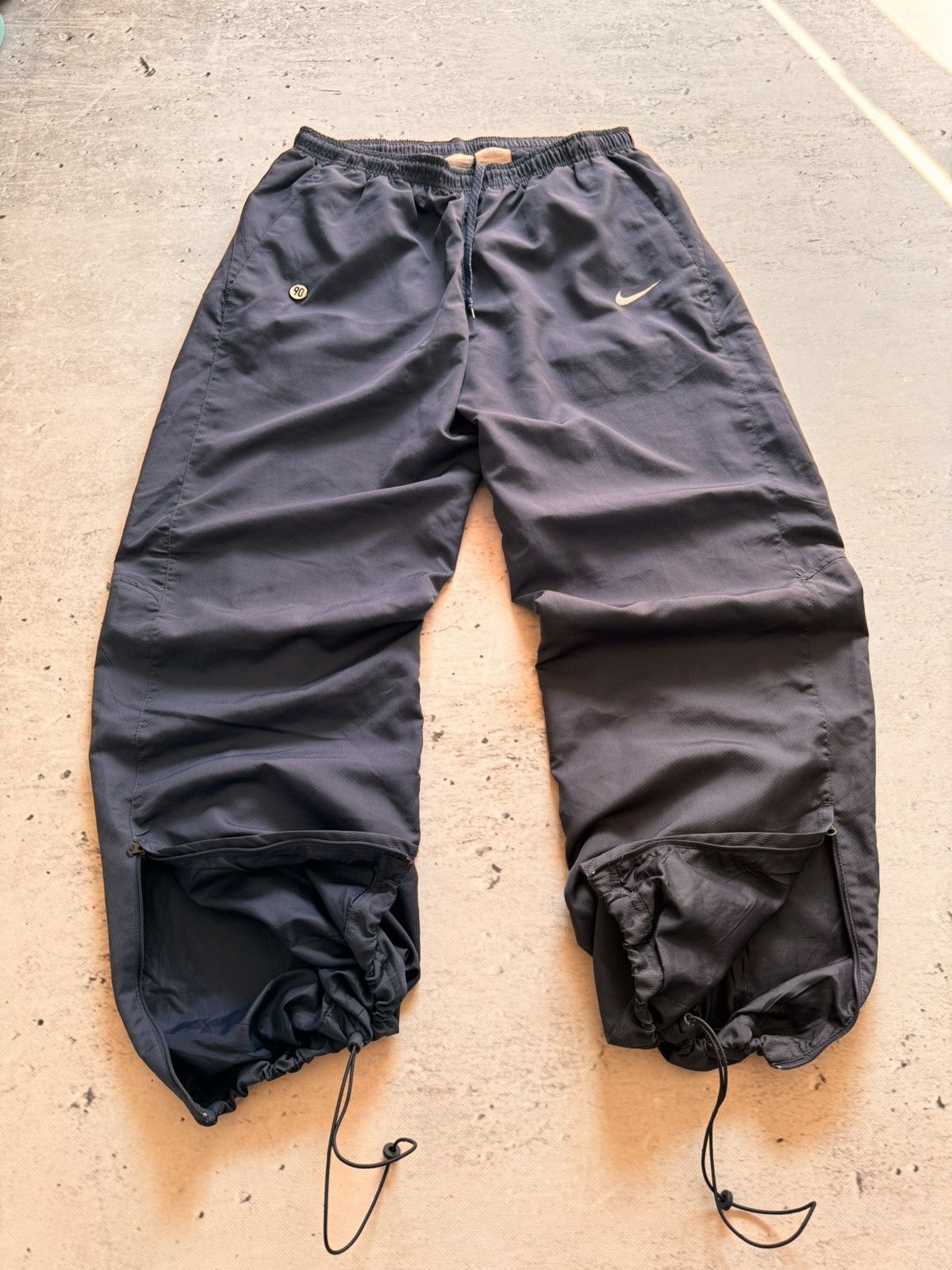 Nike × Vintage NIKE VINTAGE BASIC LOGO OVERSIZE BAGGY PANTS Size US 34 / EU 50 - 3 Thumbnail