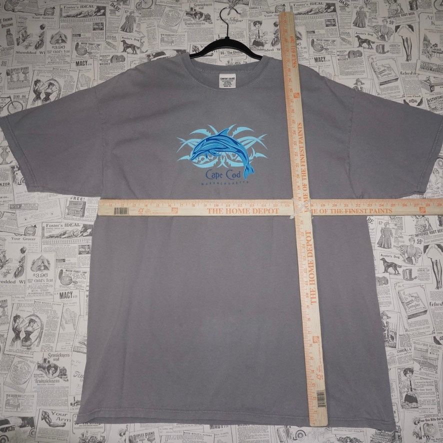 Vintage XL - Cape Cod grunge tribal dolphin ocean sea 2000s t-shirt Size US XL / EU 56 / 4 - 4 Thumbnail