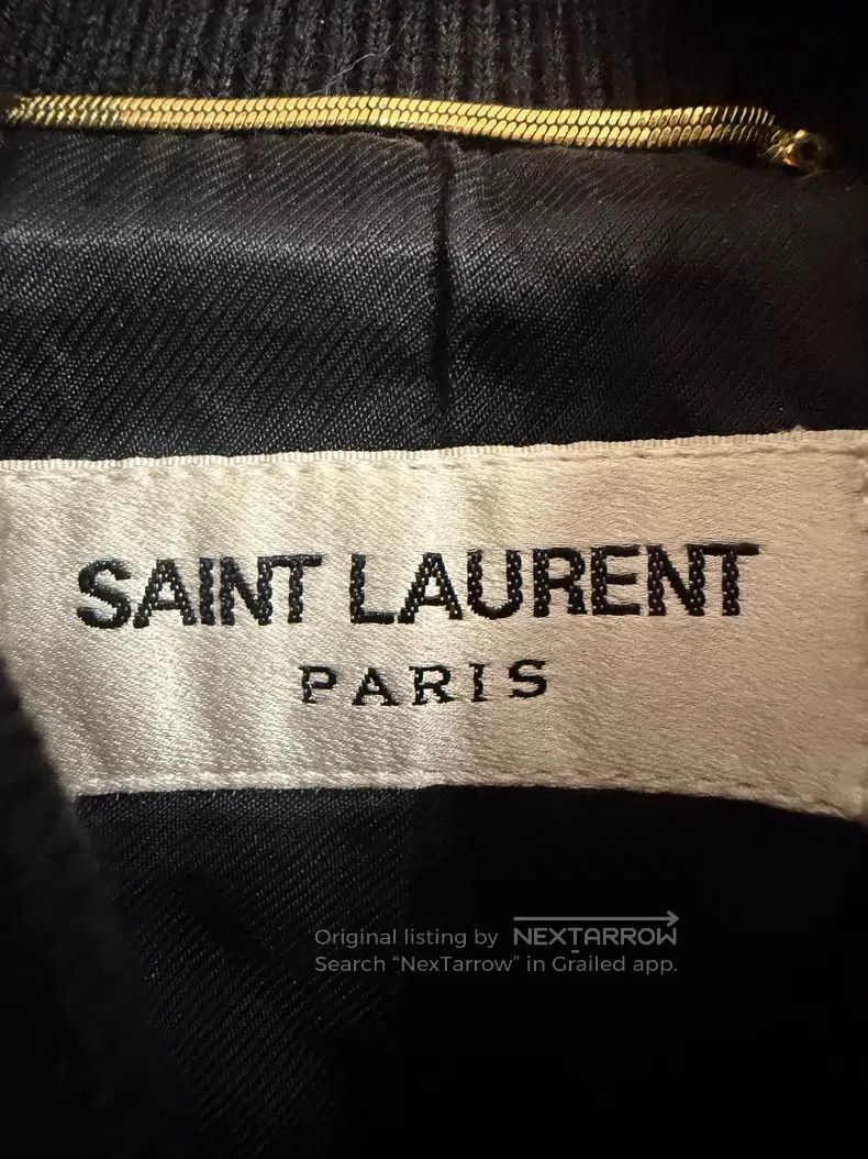 Saint Laurent Paris Saint Laurent Paris Biker Zipper Leather Jacket, size: F38 Size XS / US 0-2 / IT 36-38 - 2 Thumbnail