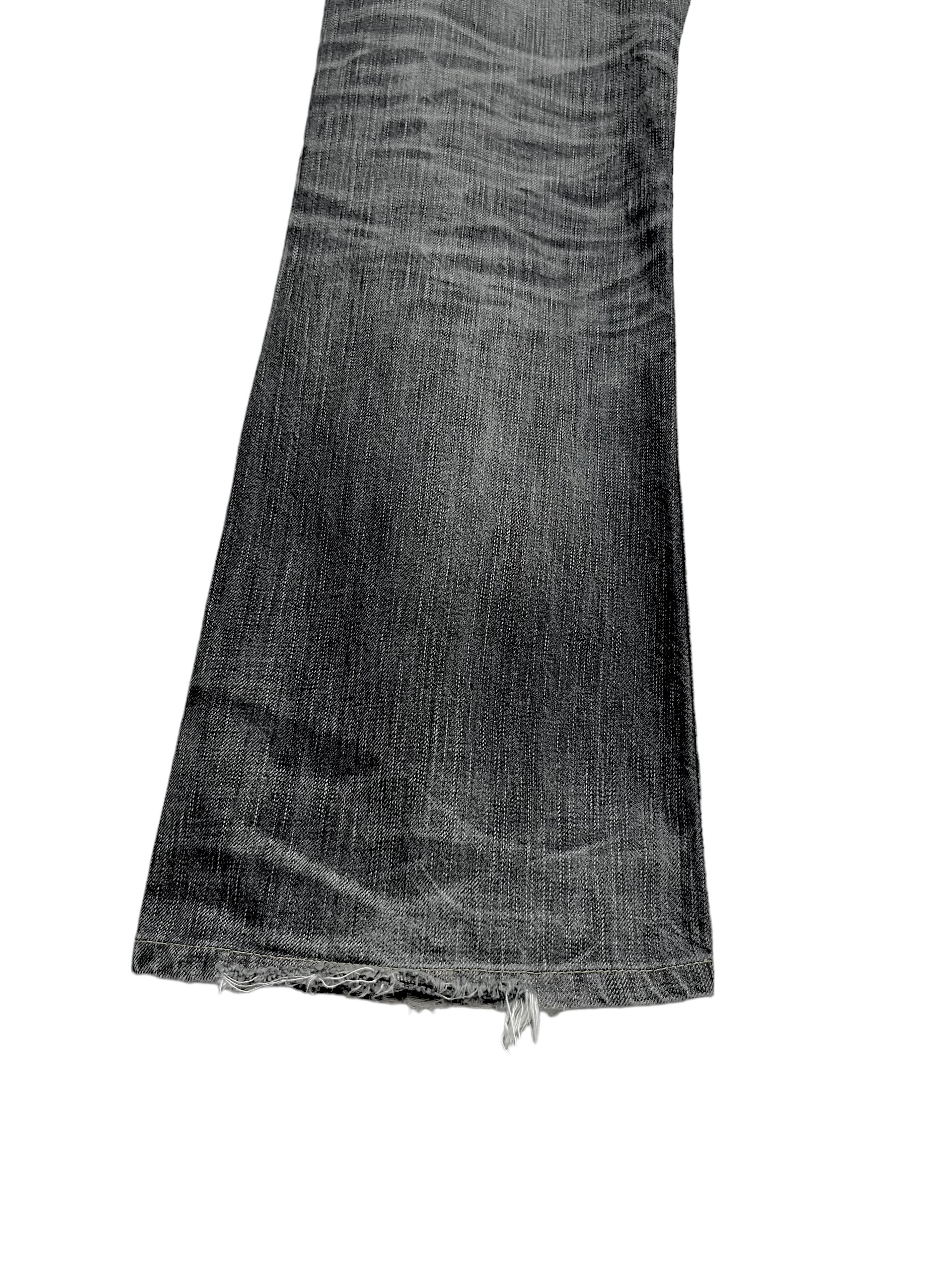 Edwin 🔥GRUNGE EDWIN FLARE Natural Ripped Faded Distressed Denim Size US 30 / EU 46 - 12 Thumbnail