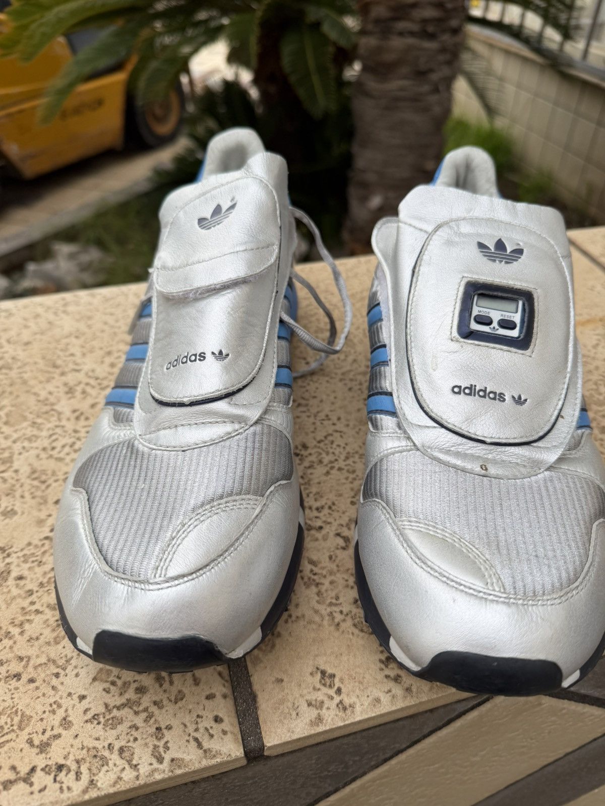 Adidas Adidas Micropacer Metallic Silver Shoes 2005 Vintage Size US 11.5 / EU 44-45 - 9 Thumbnail