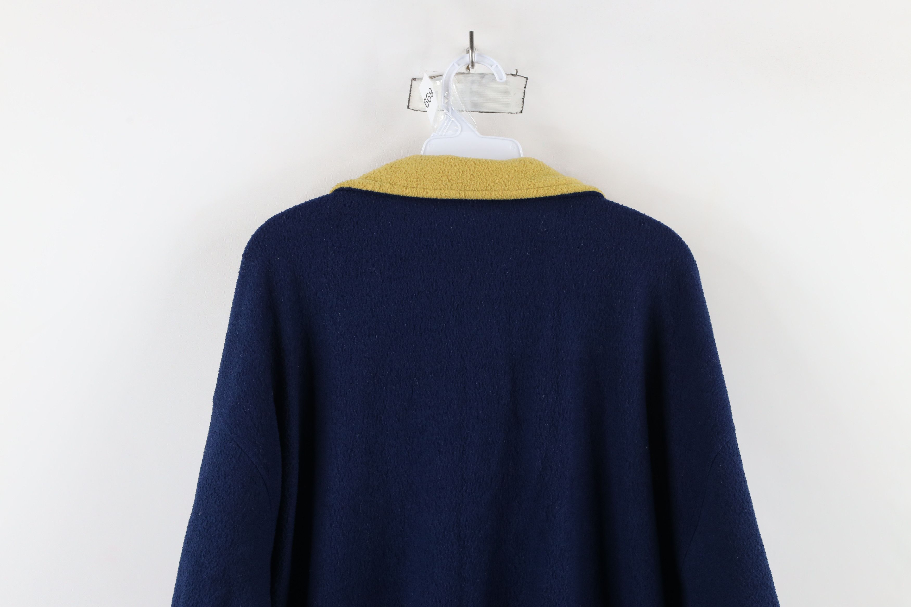 Vintage Vintage 90s Notre Dame University Fleece Half Zip Sweater Size US XXL / EU 58 / 5 - 13 Thumbnail