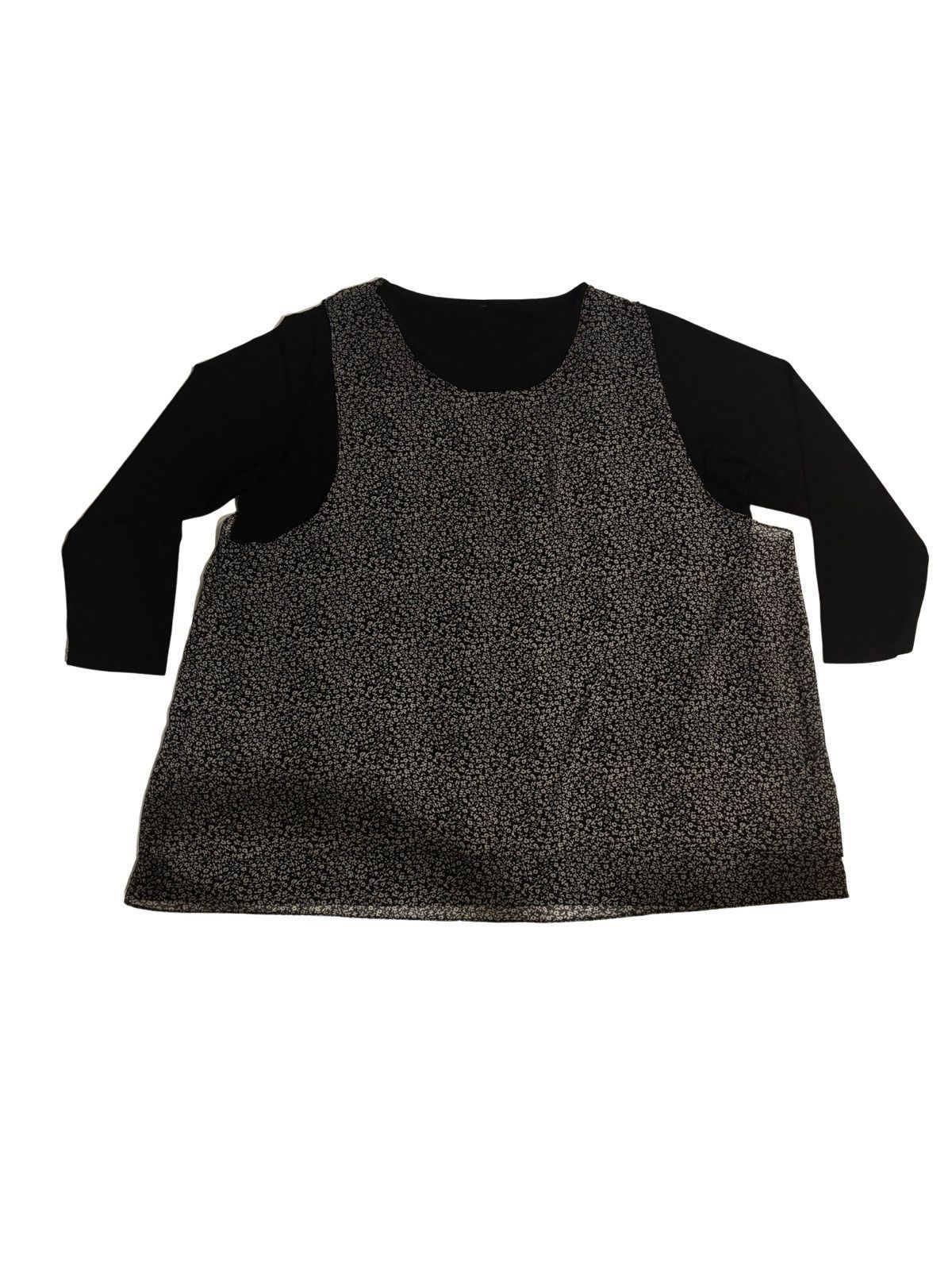 Other Women’s layered Top.wt8106 Size XXL / US 16-18 / IT 52-54 - 8 Thumbnail