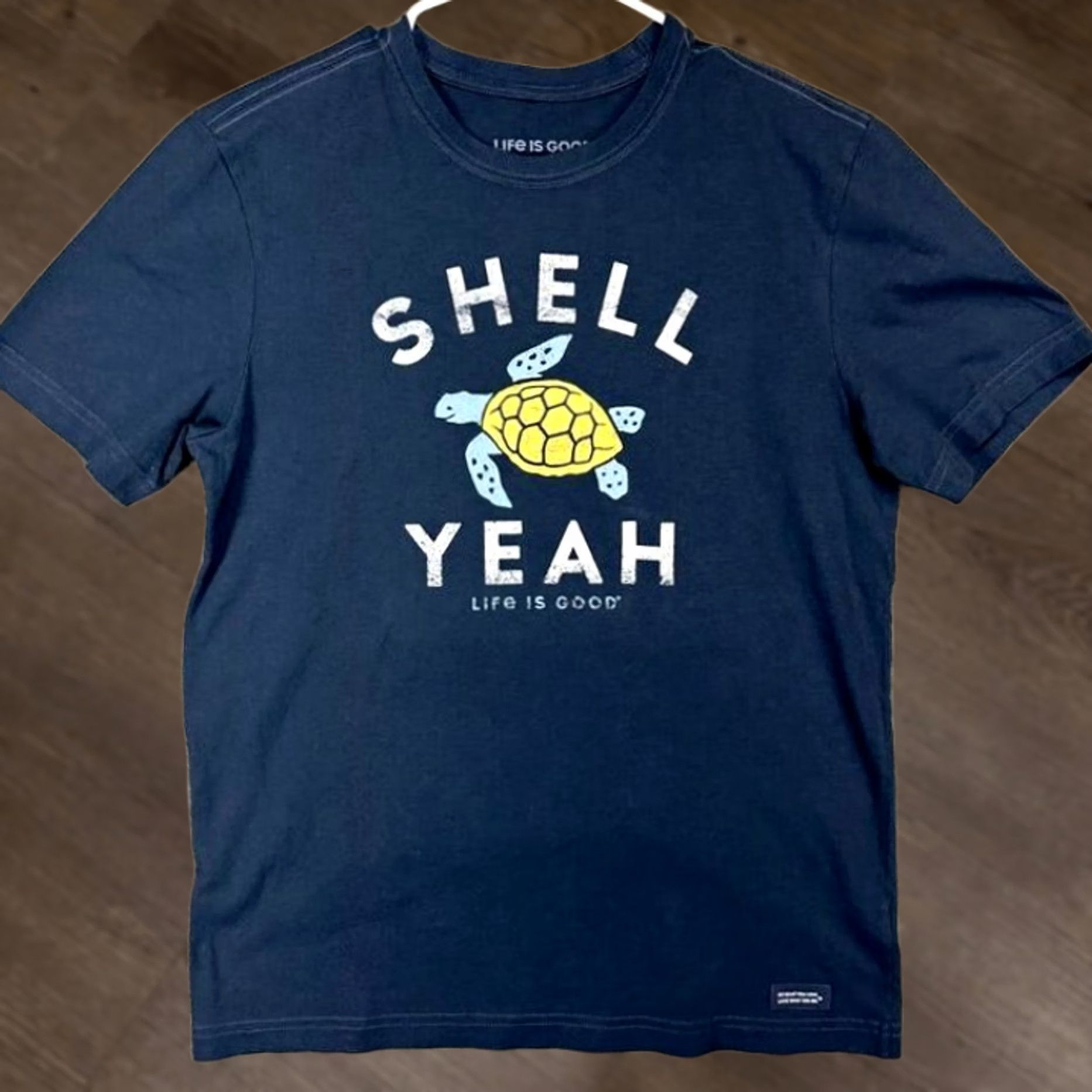 Life is Good Life is Good Crusher T-Shirt Mens Small Blue Crew Neck Short Sleeve Tee NEW Size US S / EU 44-46 / 1 - 1 Thumbnail