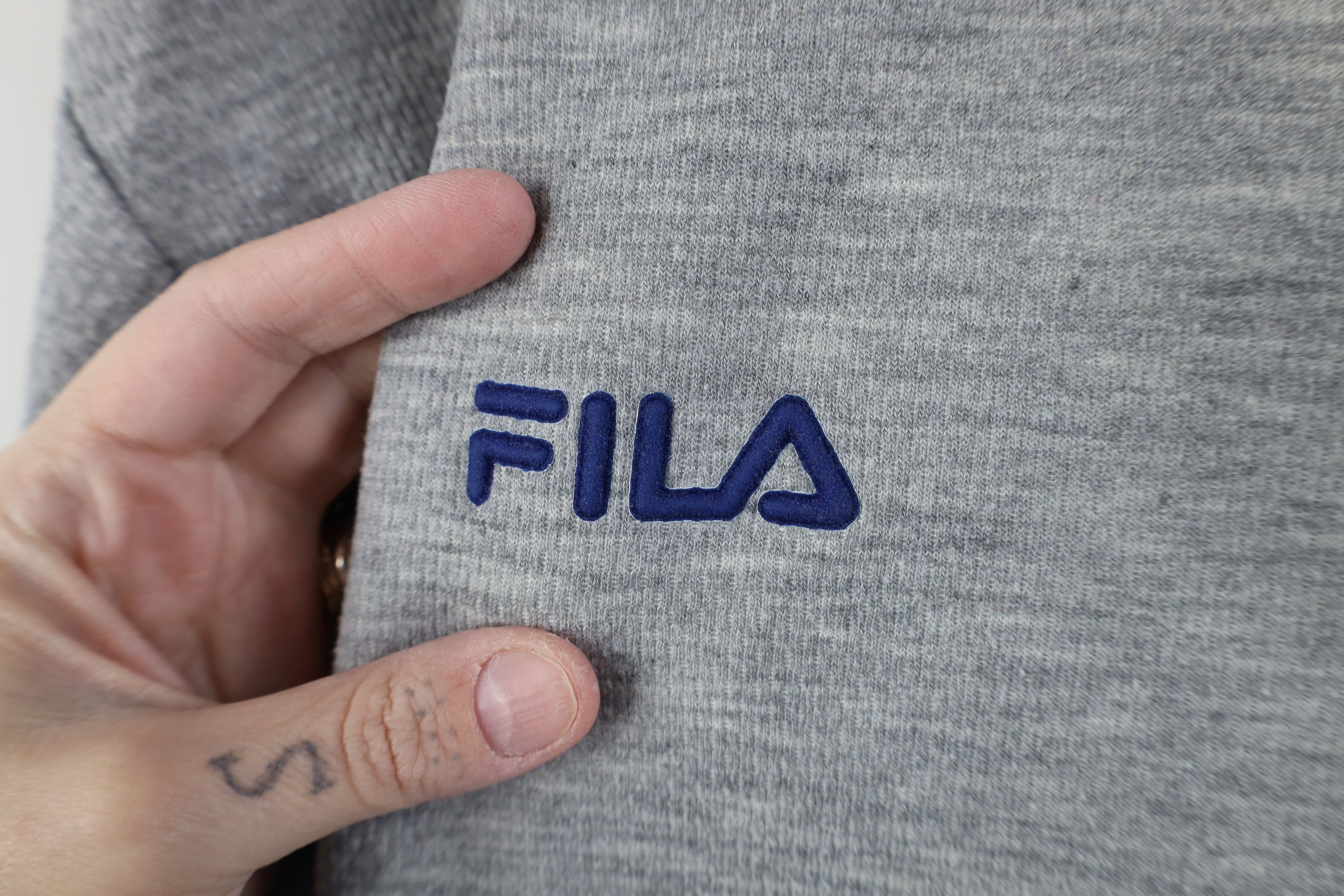 Fila Vintage 90s FILA Borg Thermal Knit Ringer T-Shirt Italy Size US XL / EU 56 / 4 - 4 Thumbnail