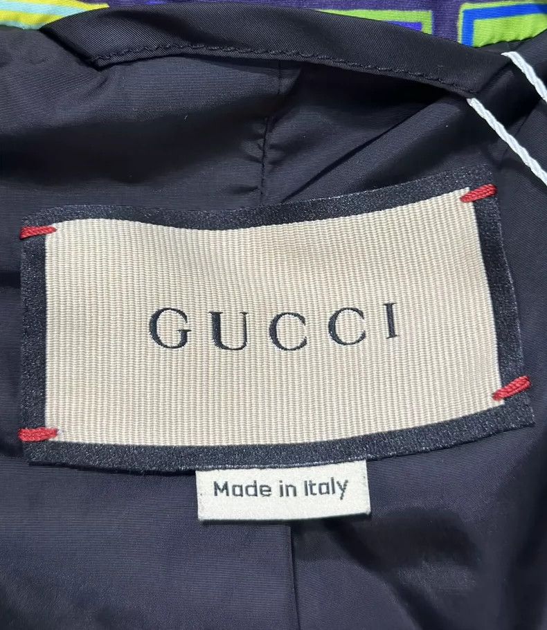 Gucci Gucci Checkerboard full-print cotton jacket nylon jacket 25 Size US S / EU 44-46 / 1 - 4 Thumbnail