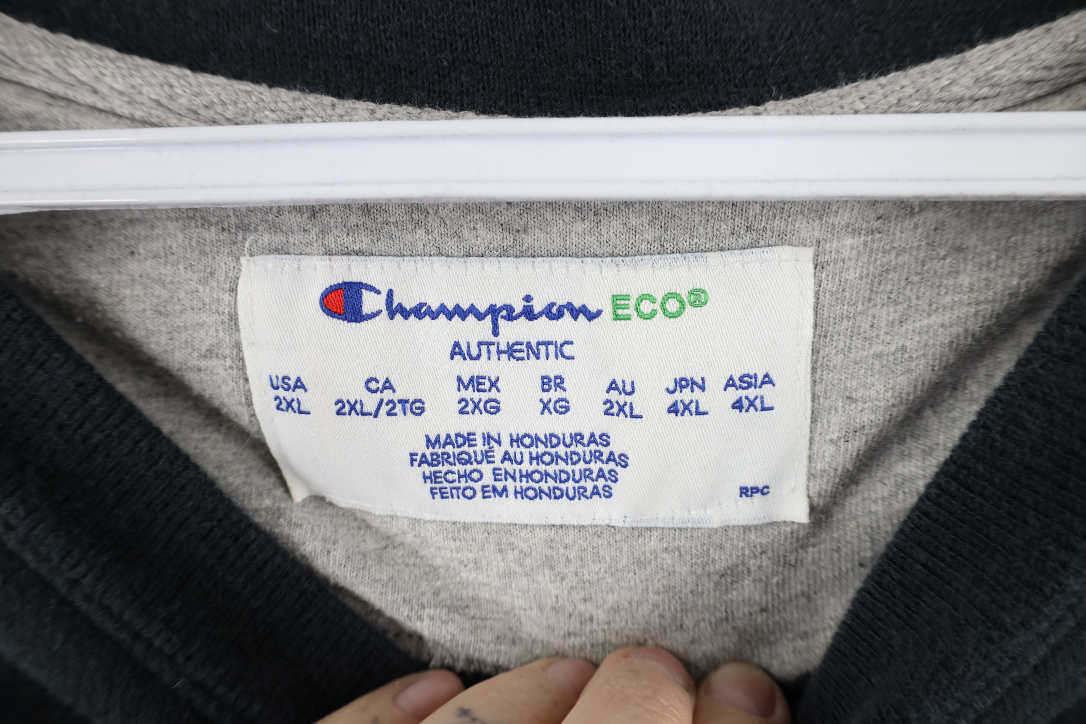Champion × Vintage Vintage Champion Faded Monochrome Crewneck Sweatshirt Black Size US XXL / EU 58 / 5 - 6 Thumbnail