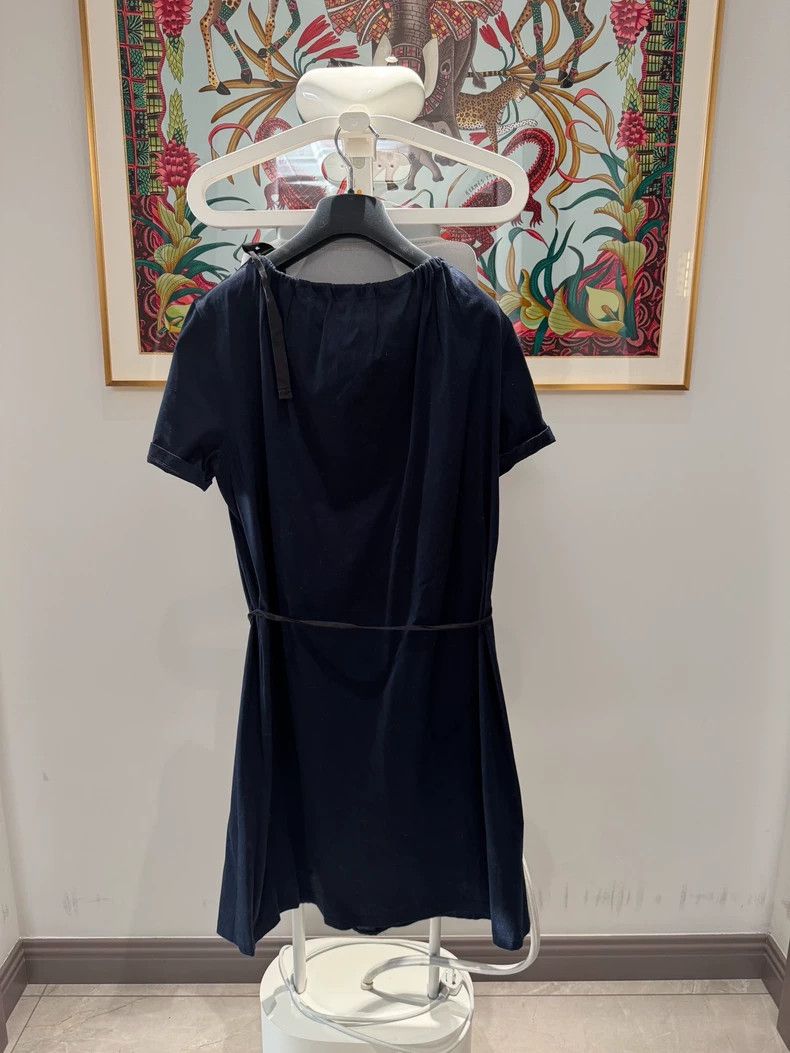 Prada Prada Dark blue dress 2502-Nextarrow Size L / US 10 / IT 46 - 2 Thumbnail