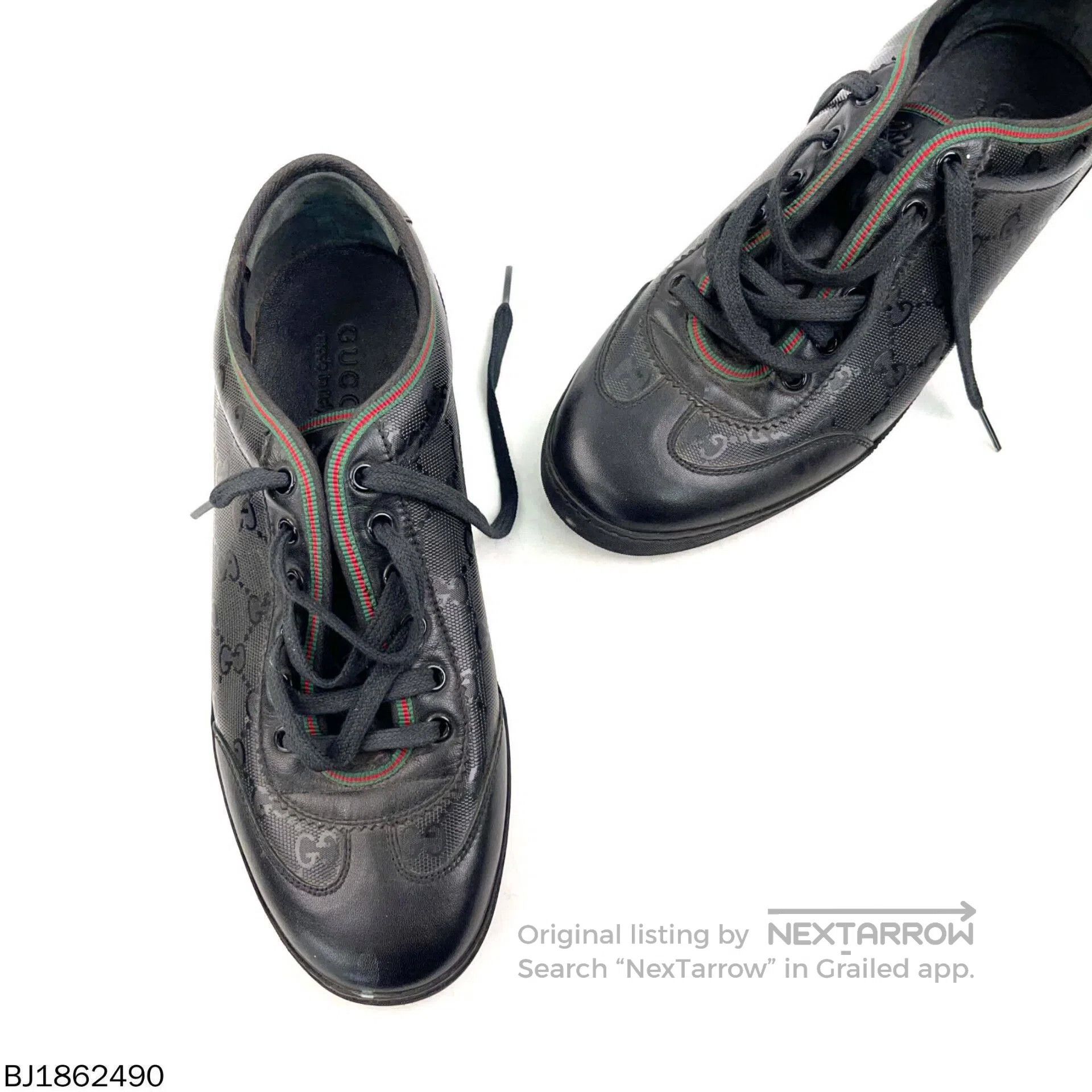 Gucci gucci low-top lace-up sneakers size 7. Size US 7 / EU 40 - 4 Thumbnail