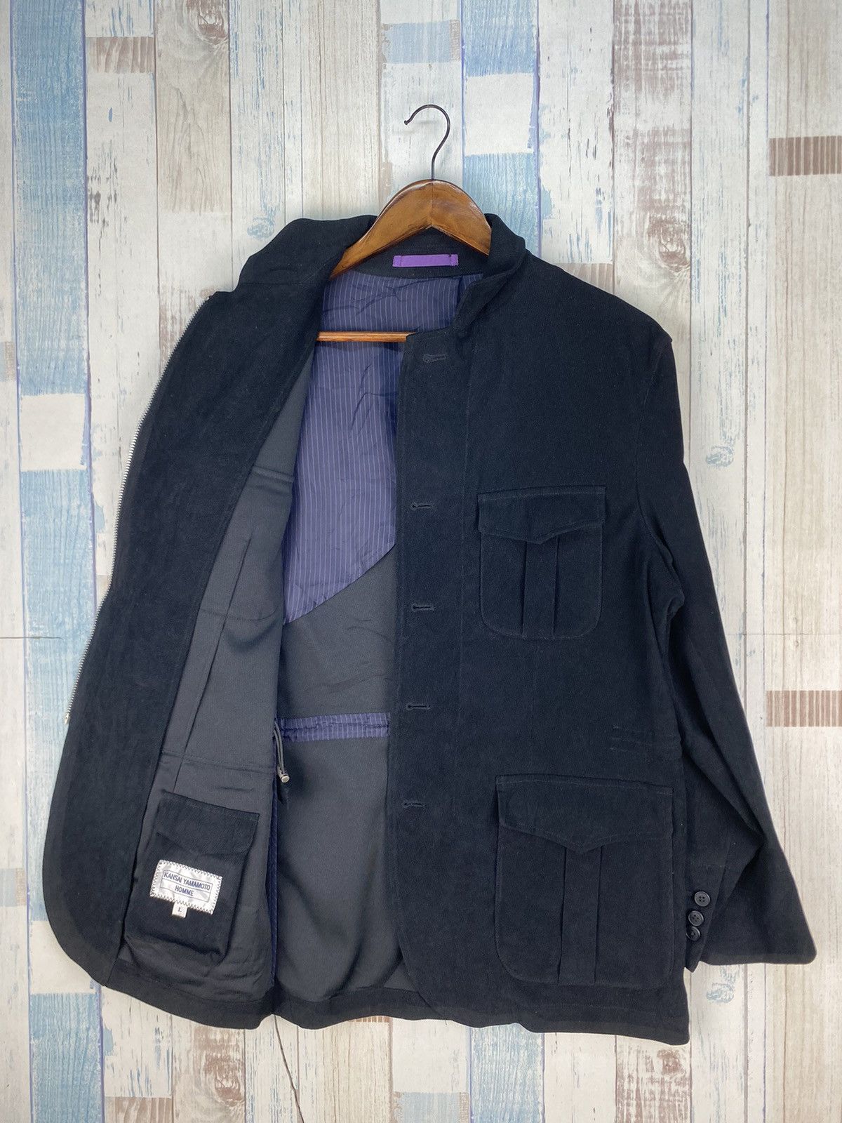 Japanese Brand × Kansai Yamamoto × Vintage Vintage Kansai Yamamoto Homme Jacket Size US L / EU 52-54 / 3 - 1 Thumbnail