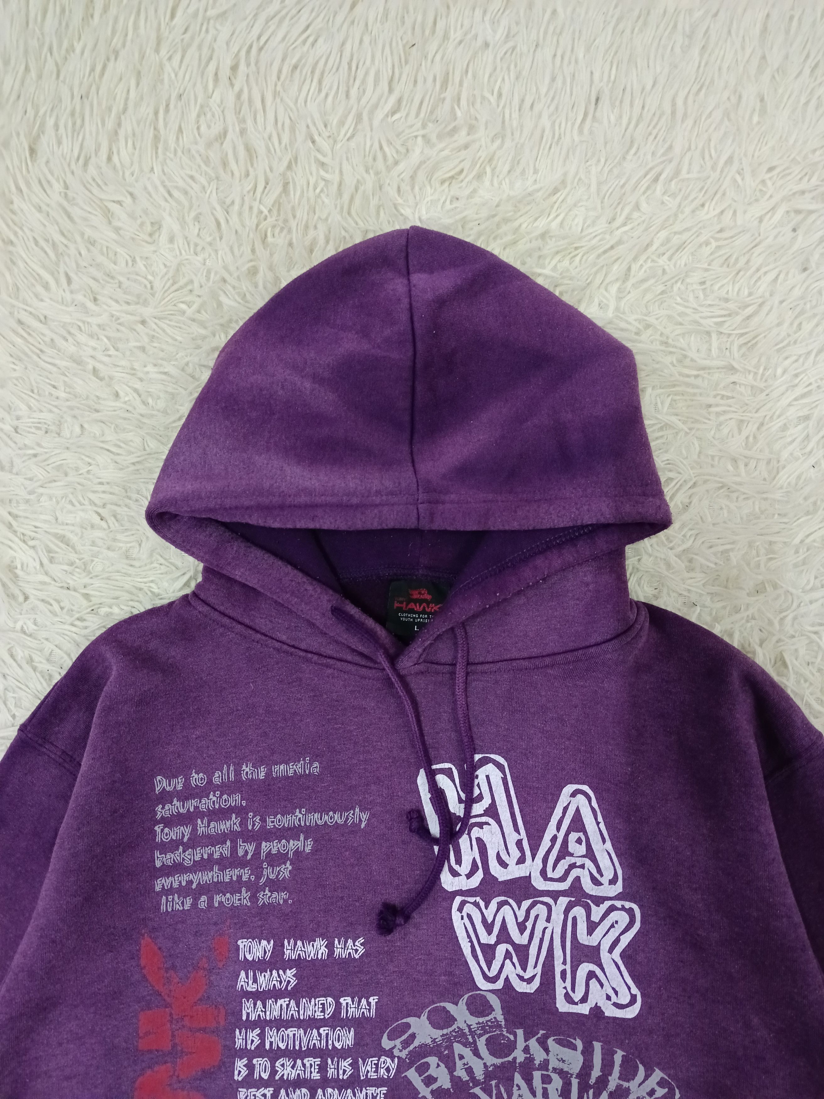 Tony Hawk 90s TONY HAWK PURPLE SUN FADE PULL OVER Size US M / EU 48-50 / 2 - 8 Thumbnail