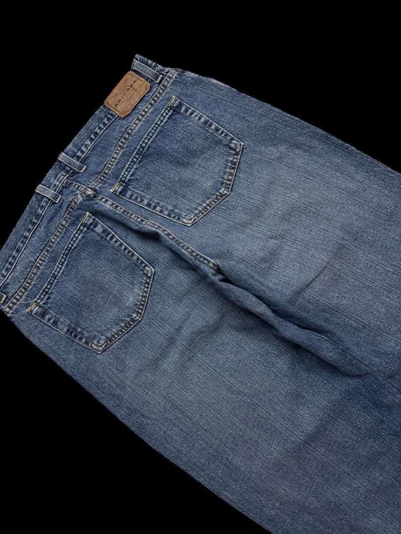 Japanese Brand LOOSE Vintage Y2K Arizona Mudwash Blue Denim Jean Baggy Size US 36 / EU 52 - 17 Thumbnail