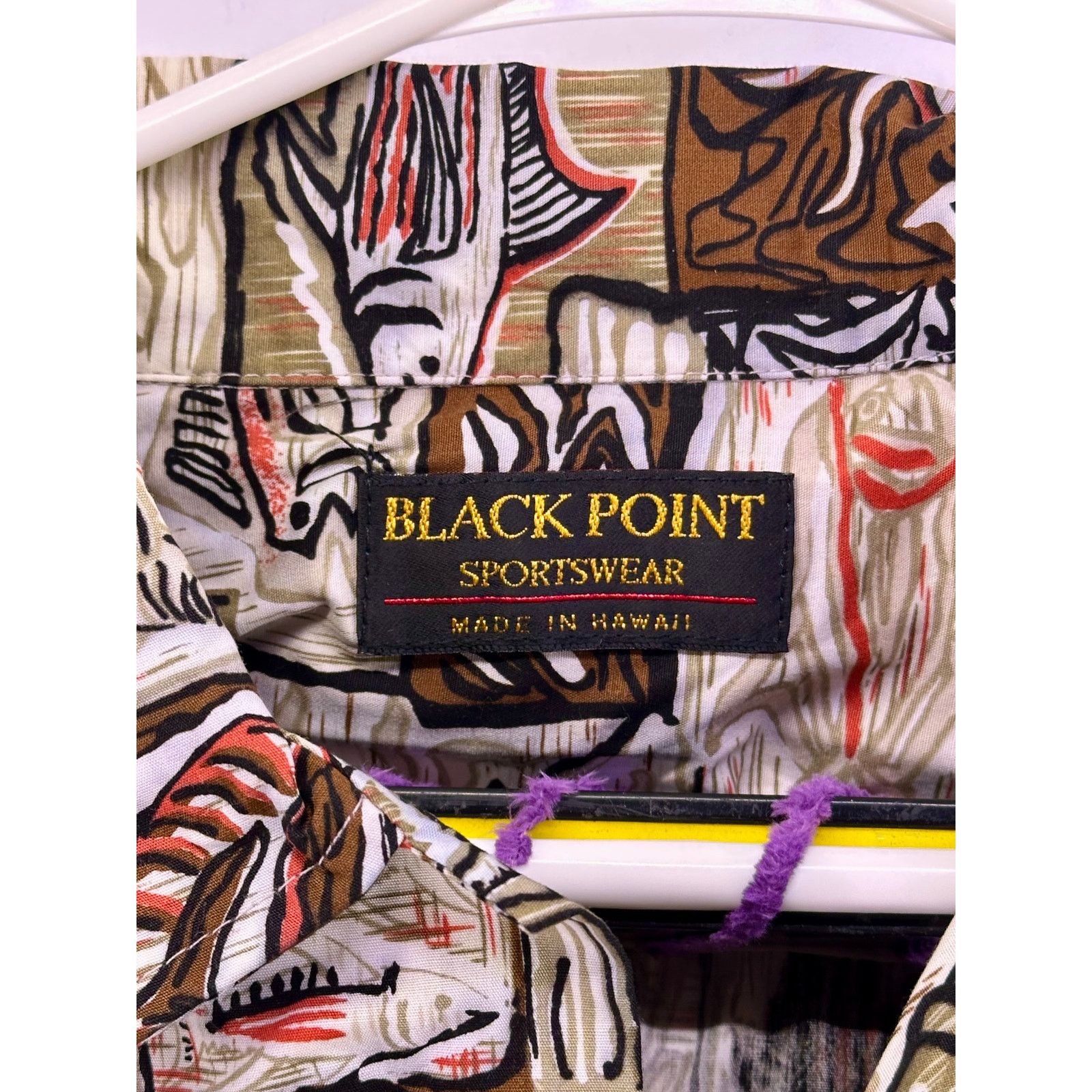 & Other Stories Tuna Fishing Theme Black Point Button Down Shirt Size XL Size US XL / EU 56 / 4 - 6 Thumbnail