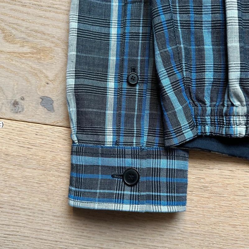 Acne Studios Acne Studios jacket light bomber Malcom Navy Check SS16 Size US M / EU 48-50 / 2 - 5 Thumbnail