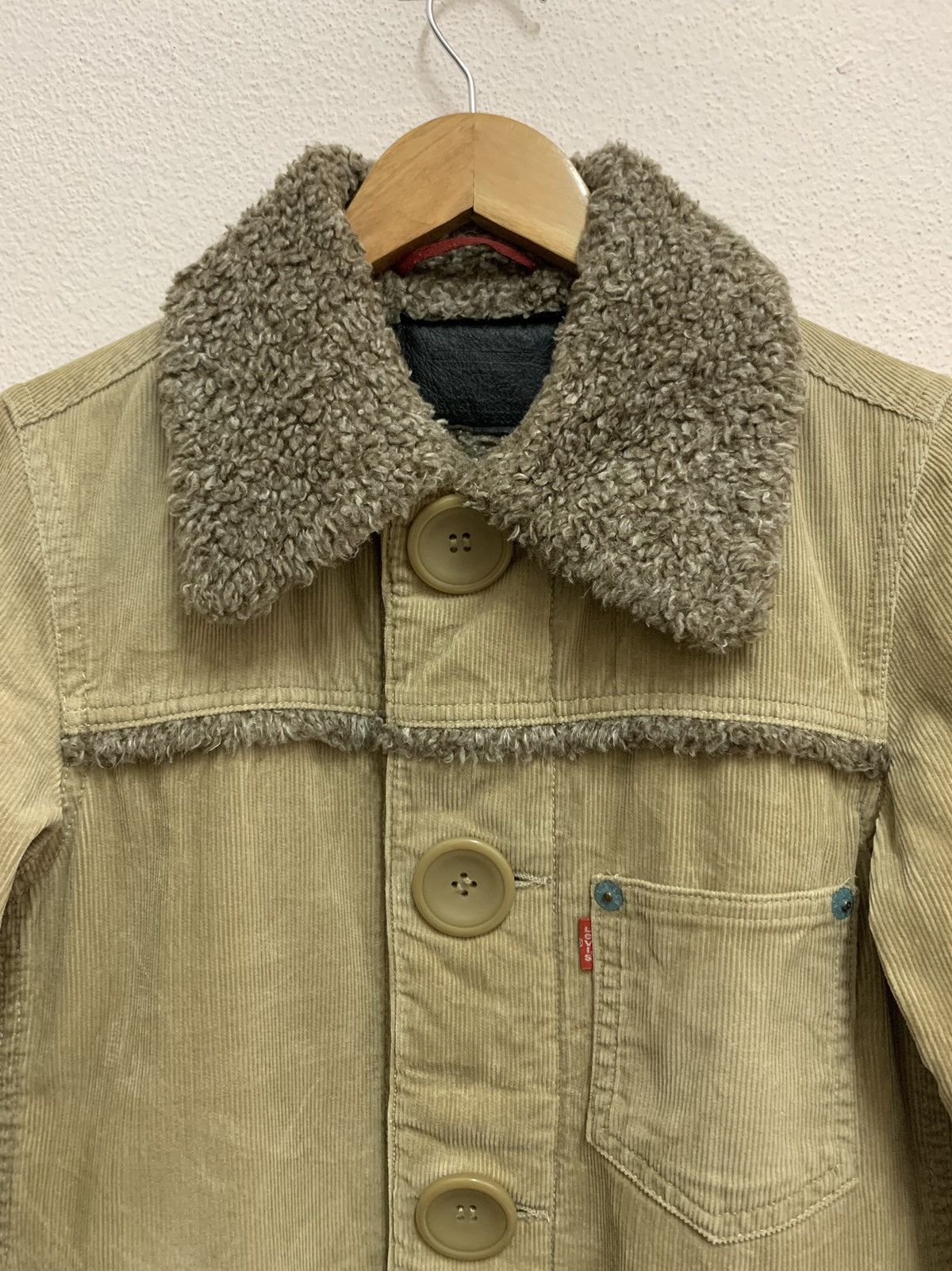Levi's LEVIS Redloop Corduroy Sherpa Jacket Size S / US 4 / IT 40 - 2 Thumbnail