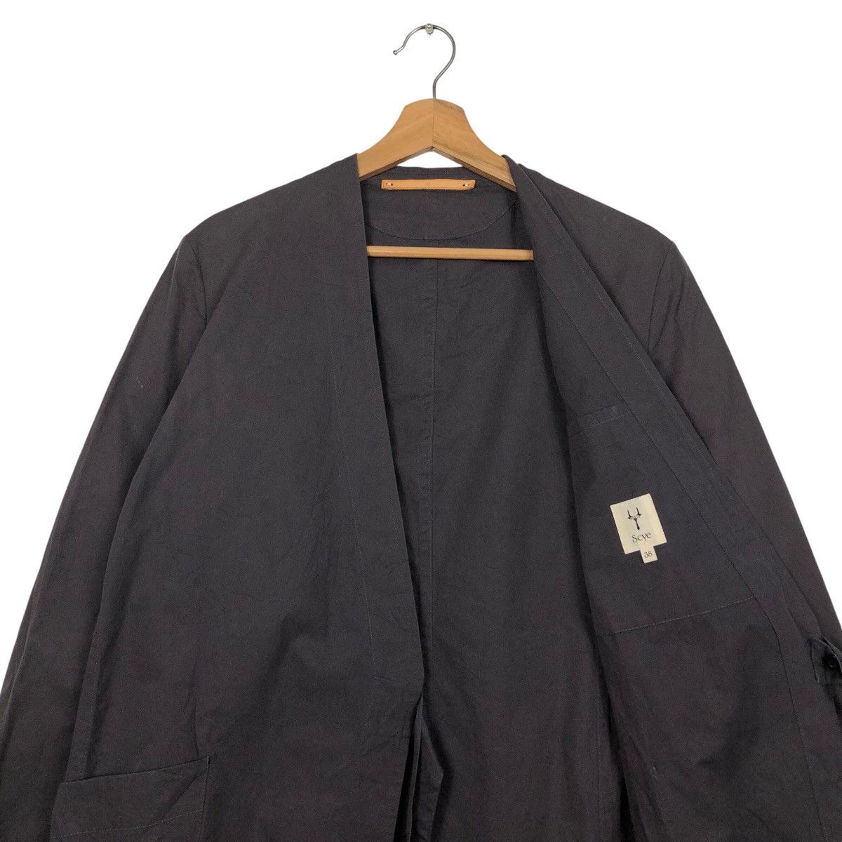 Japanese Brand × SCYE 📌Long Jacket Chore Duck Canvas Runway Design Scye Japan Size US M / EU 48-50 / 2 - 14 Thumbnail
