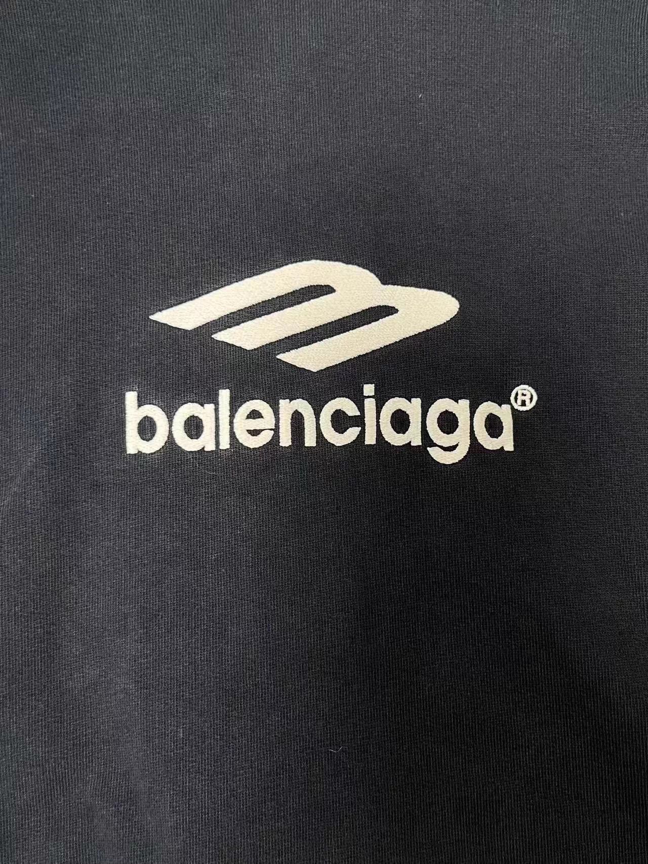 Balenciaga Balenciaga logo solid navy women's hoodie XS Size XS / US 0-2 / IT 36-38 - 3 Thumbnail