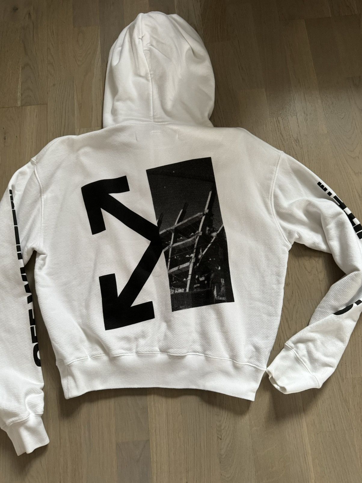 Off-White OFF-WHITE hoodie STUDY real tape measurements in photos Size US S / EU 44-46 / 1 - 3 Thumbnail