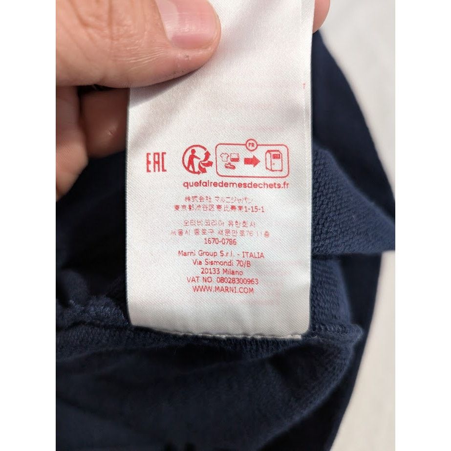 Marni o1rshd1 Floral Logo Loopback Organic Cotton Jersey Hoodie Size US S / EU 44-46 / 1 - 22 Thumbnail