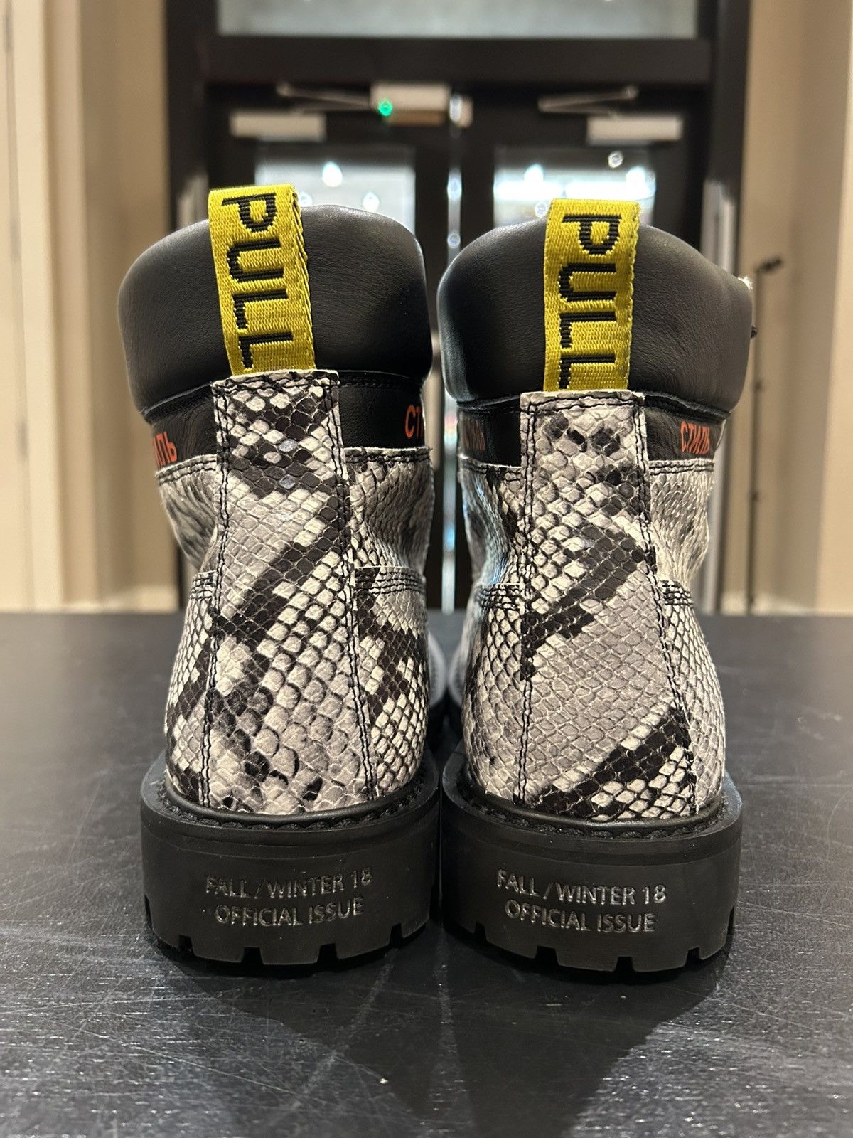 Heron Preston Heron Preston Snakeskin 6” Boot Size US 10 / EU 43 - 5 Thumbnail