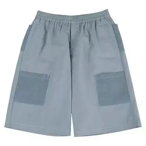 Japanese Brand 21SS Indigo Union Japan Blue Grey Outdoor Pockets Shorts Size US 30 / EU 46 - 2 Thumbnail