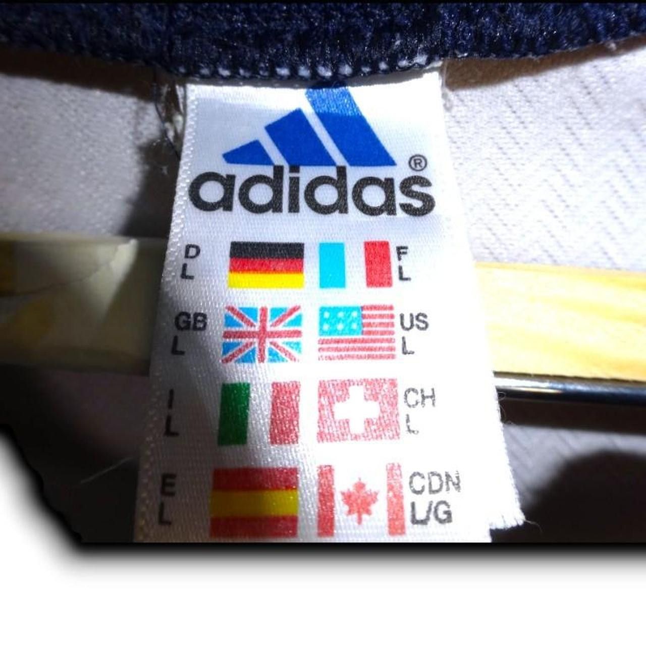 Adidas Spain 1998 1999 WC Away Shirt Jersey international Size US L / EU 52-54 / 3 - 4 Thumbnail