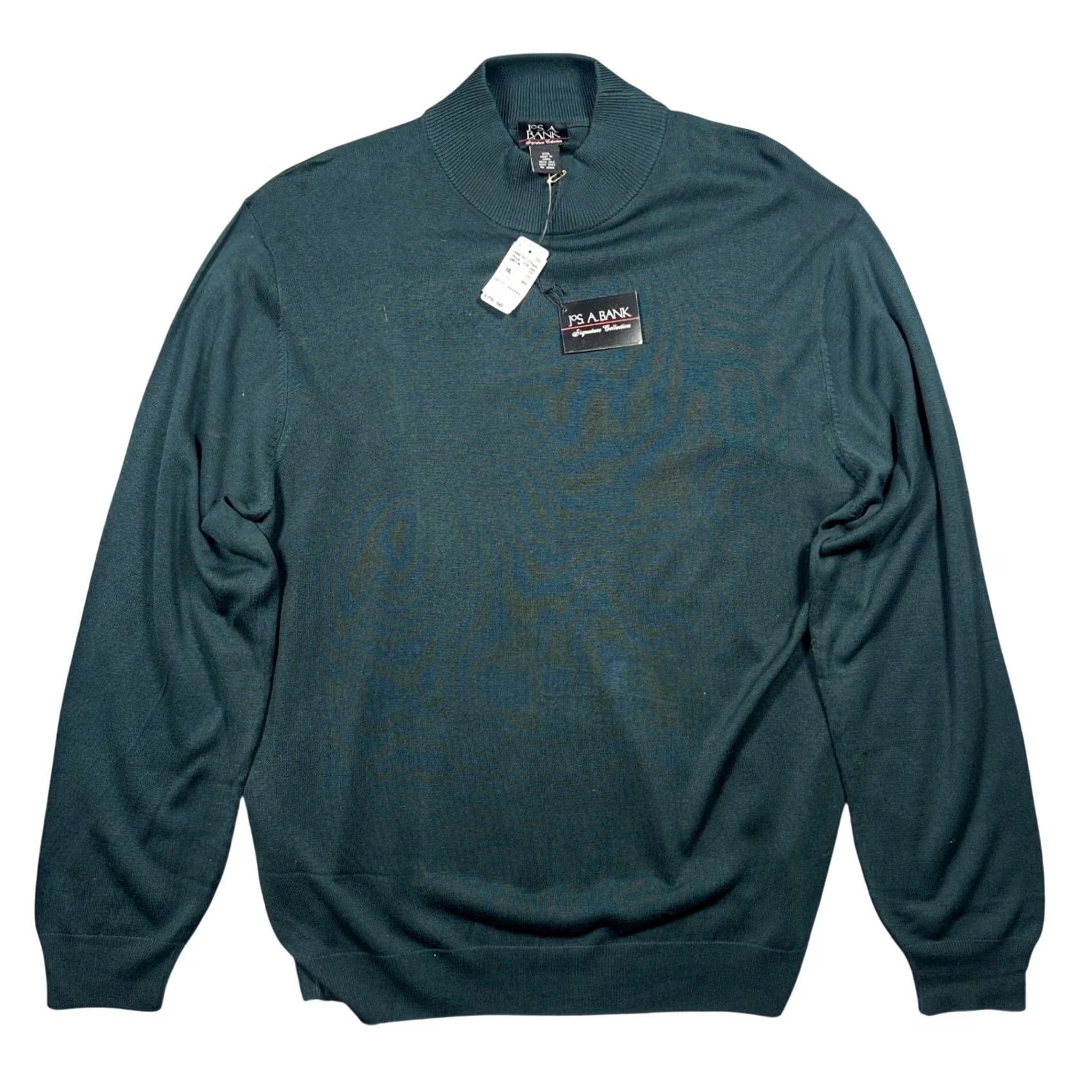 Jos. A. Bank Jos. A. Bank Mock Neck Sweater Men XXL Green NEW Silk Signature Collection VTG Size US XXL / EU 58 / 5 - 2 Thumbnail