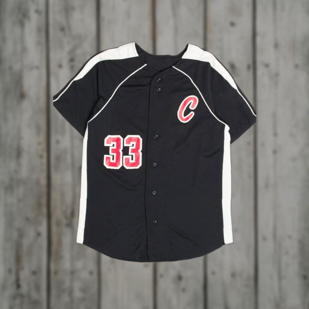 Vintage VINTAGE Champro Sports Baseball Jersey Shirt Medium Black Unisex Adults Mens Womens Boys Girls Size US M / EU 48-50 / 2 - 1 Thumbnail