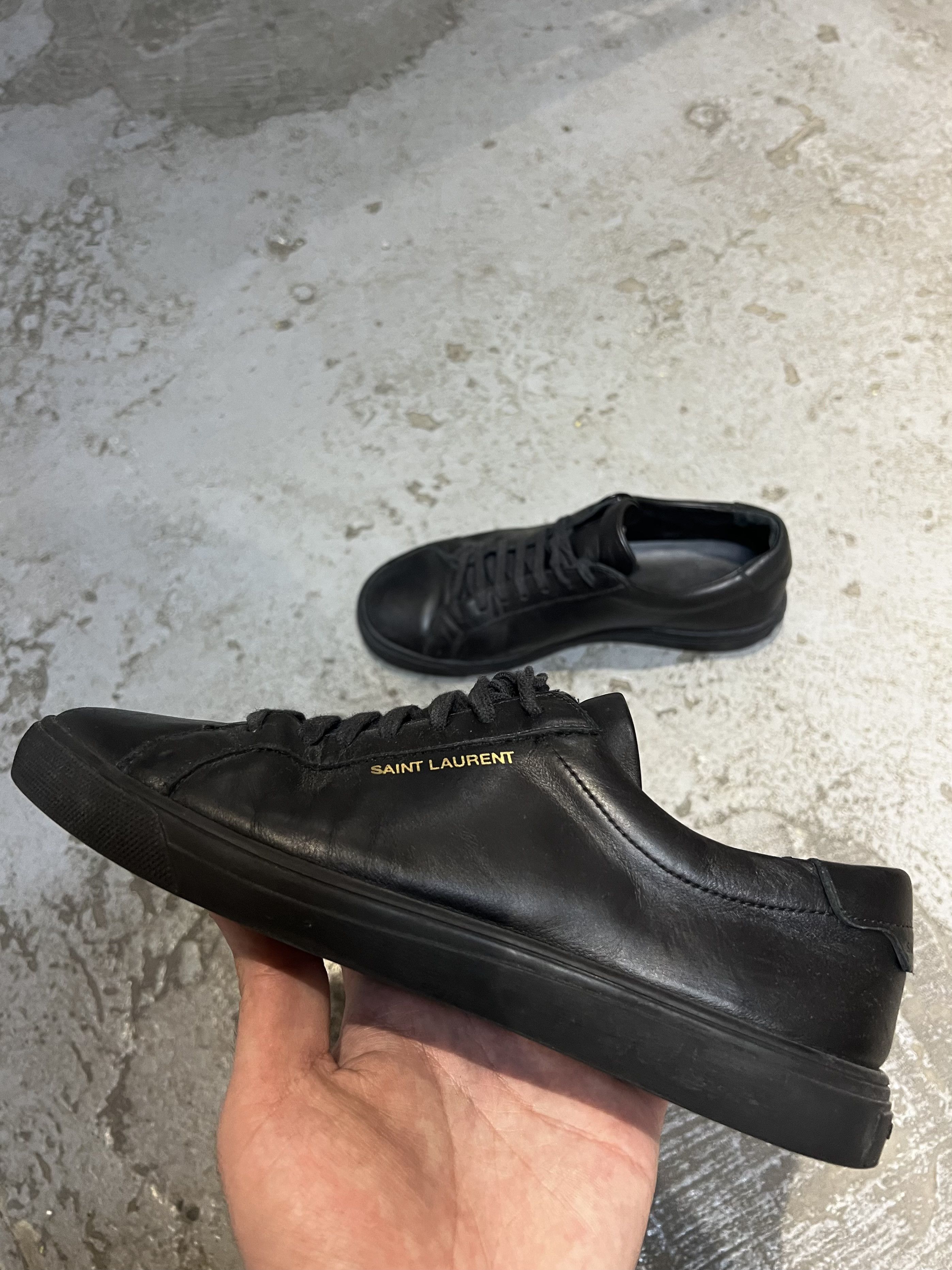 Saint Laurent Paris Saint Laurent Paris Andy Low Leather shoes Size US 7.5 / IT 37.5 - 5 Thumbnail