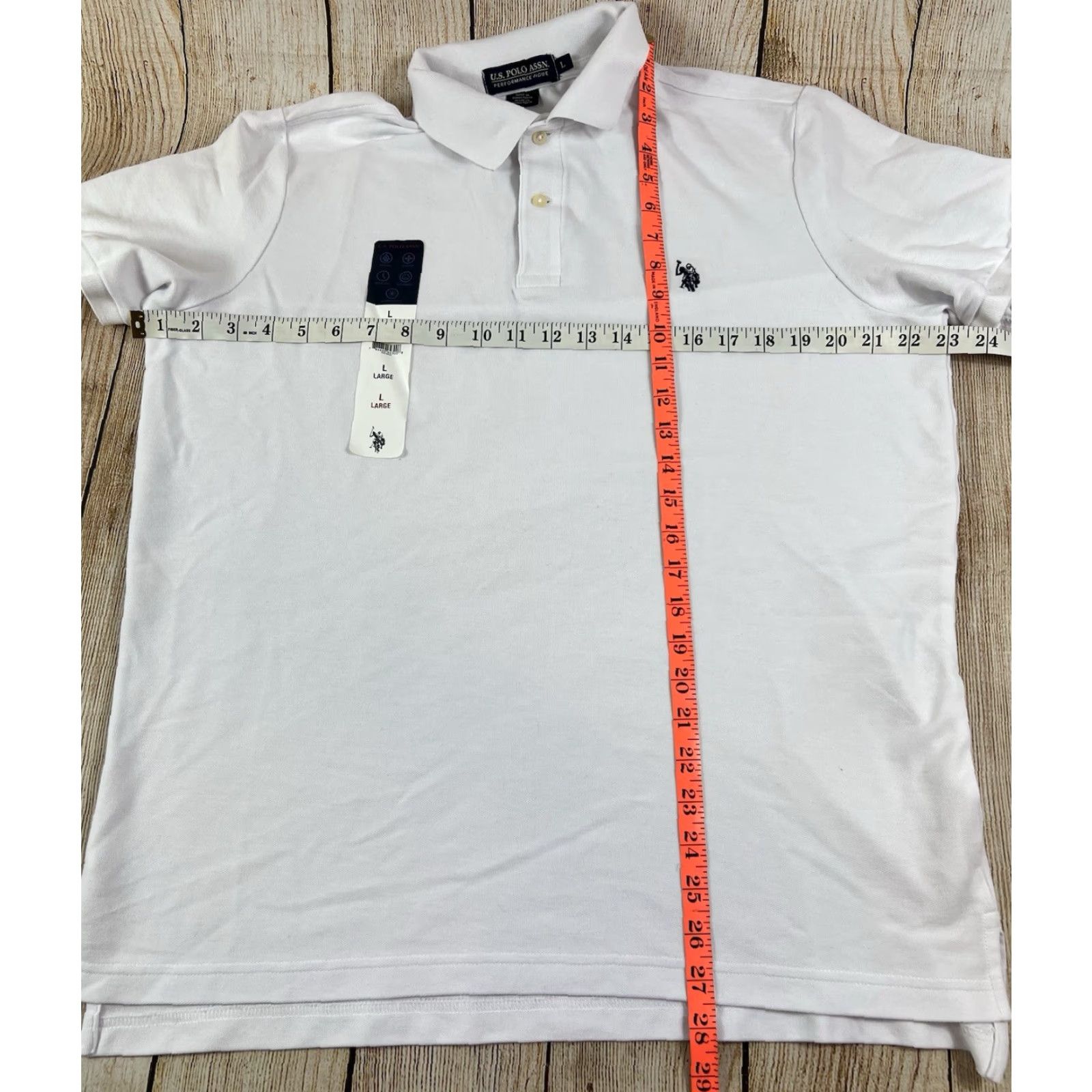 U.S. Polo Assn. US Polo Assn Mens Polo Shirt Size Large Embroidered Logo White Size US L / EU 52-54 / 3 - 3 Thumbnail