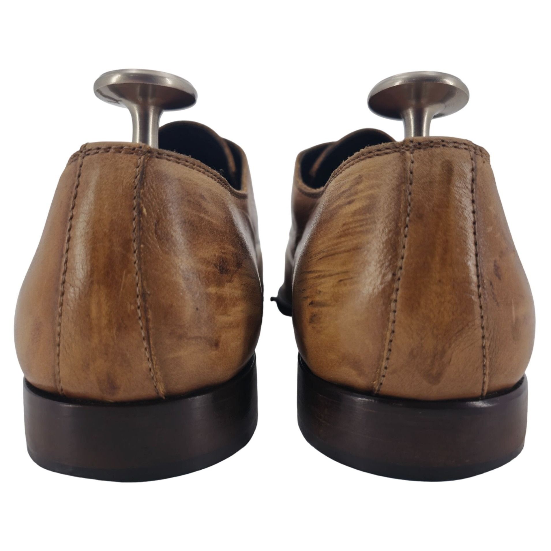 Mauri VINTAGE More by Mauri Italy Dress Shoes Mens 10 Patina Brown Size US 10 / EU 43 - 7 Thumbnail