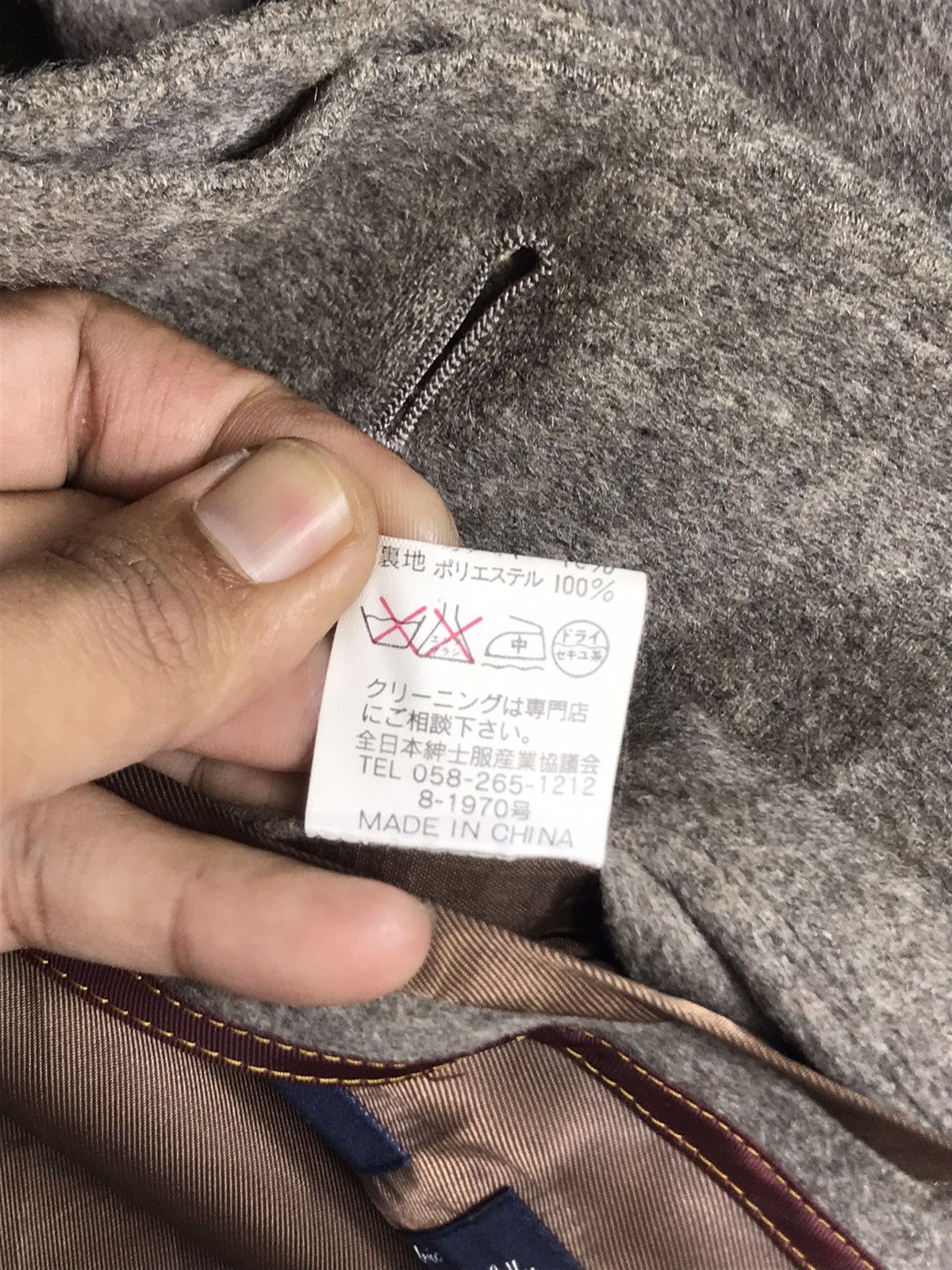 Japanese Brand × Vintage ⚡️Vintage Ramble Cashmere Wool Button Coat Jacket Size US L / EU 52-54 / 3 - 12 Thumbnail