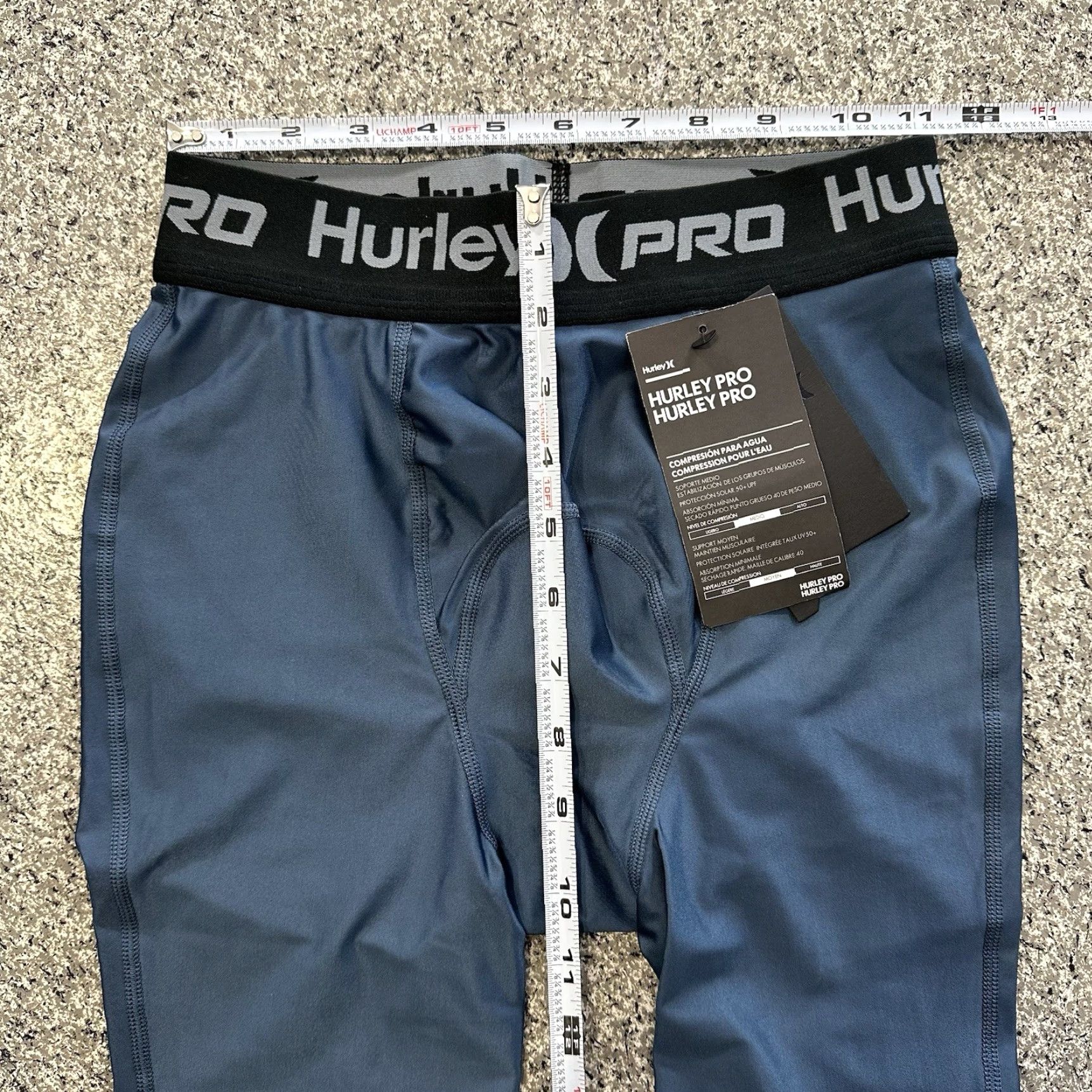 Hurley Hurley Pro 23” Compression Surf Tights Shorts Mens Size S 50+ UPF 2 Pack Size US 29 - 7 Thumbnail