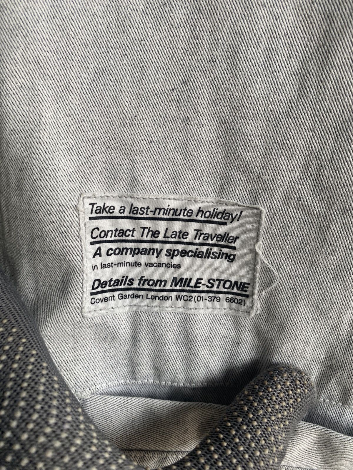 Milestone Vintage Mile-Stone Covent Garden London Graphic Label Grey Size US M / EU 48-50 / 2 - 8 Thumbnail