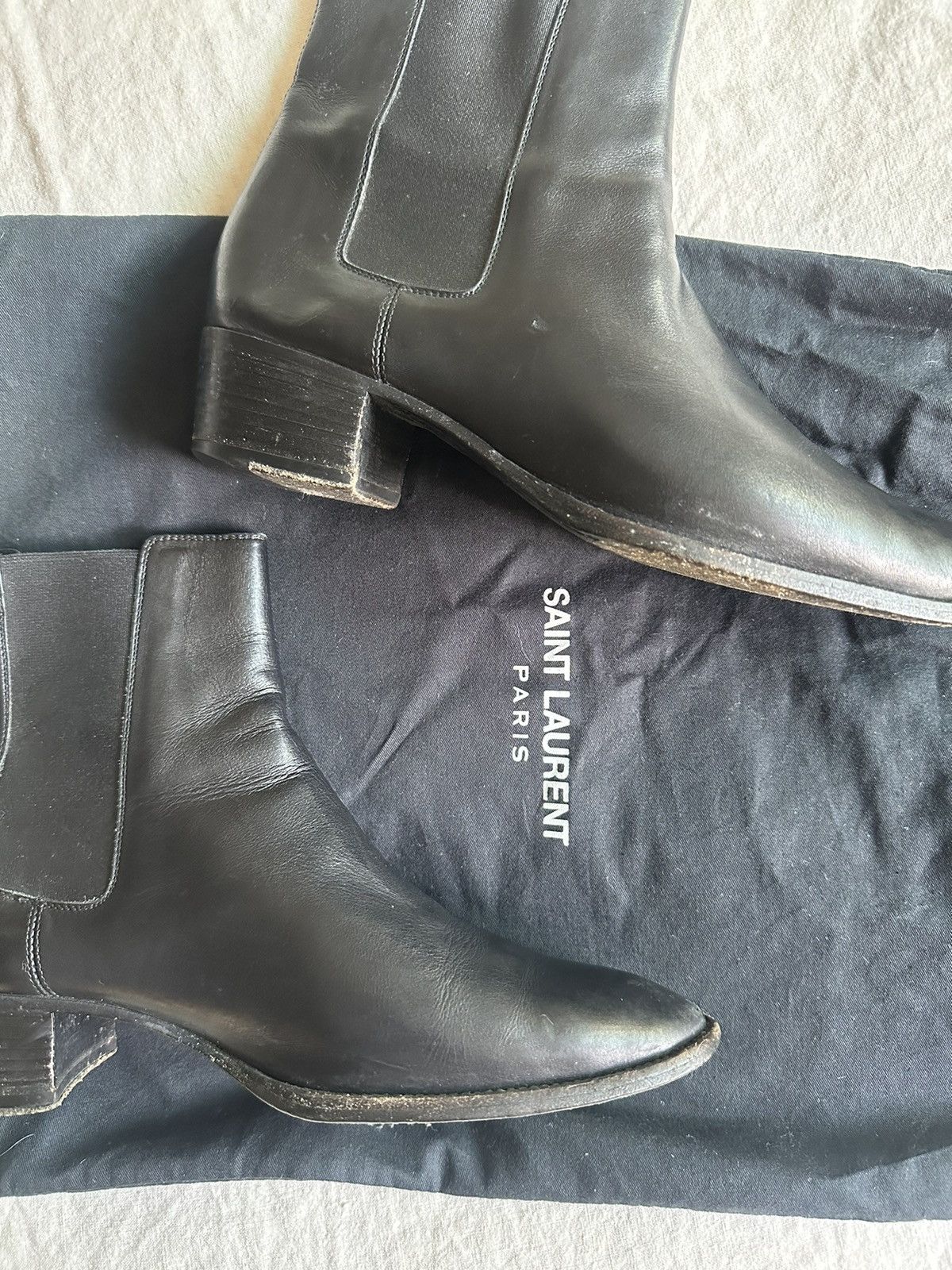 Yves Saint Laurent Hedi Slimane Saint Laurent Chelsea Boot Size US 6.5 / EU 39-40 - 5 Thumbnail